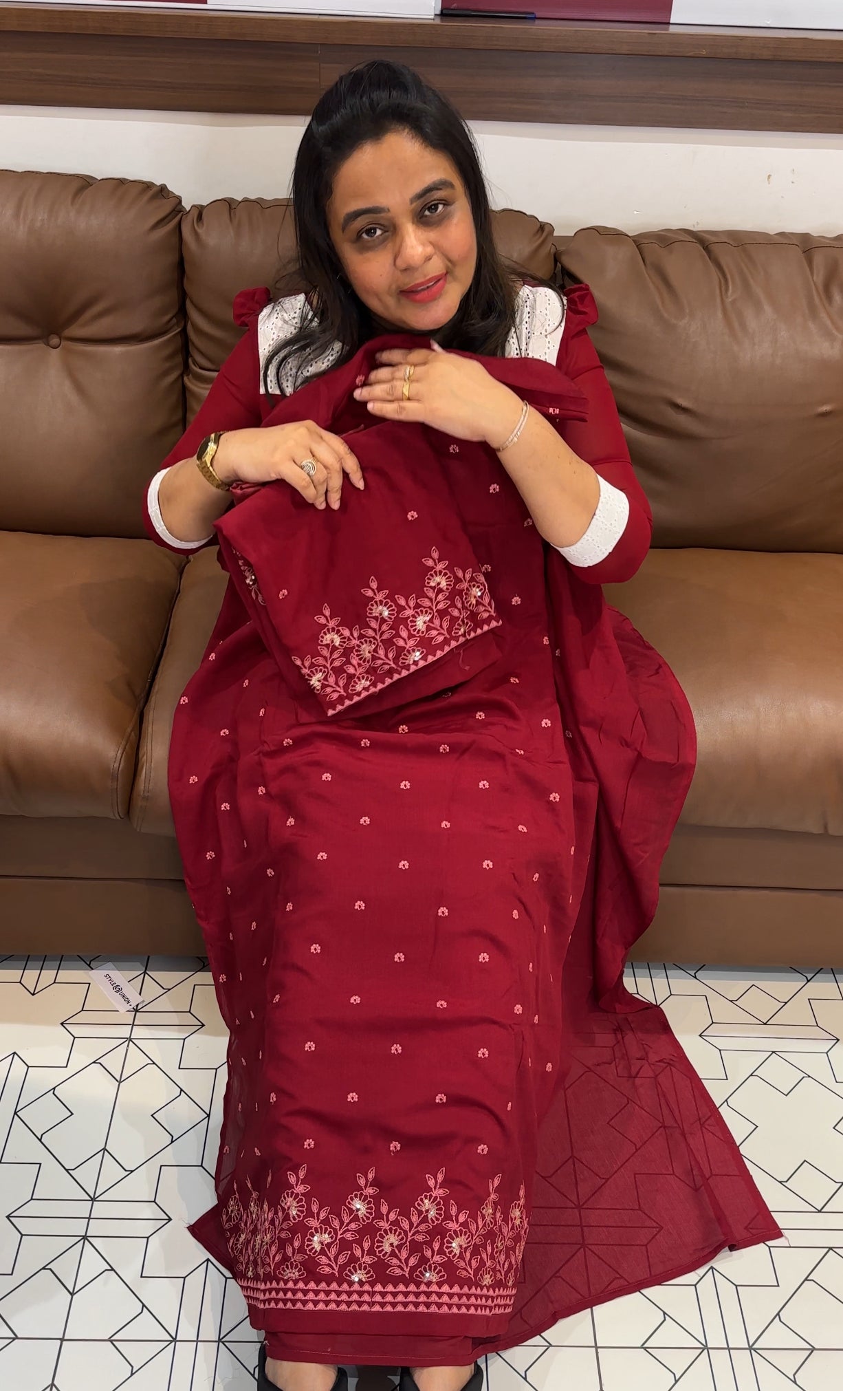 CHINON UNSTITCHED SALWAR SUIST - IHA 27878