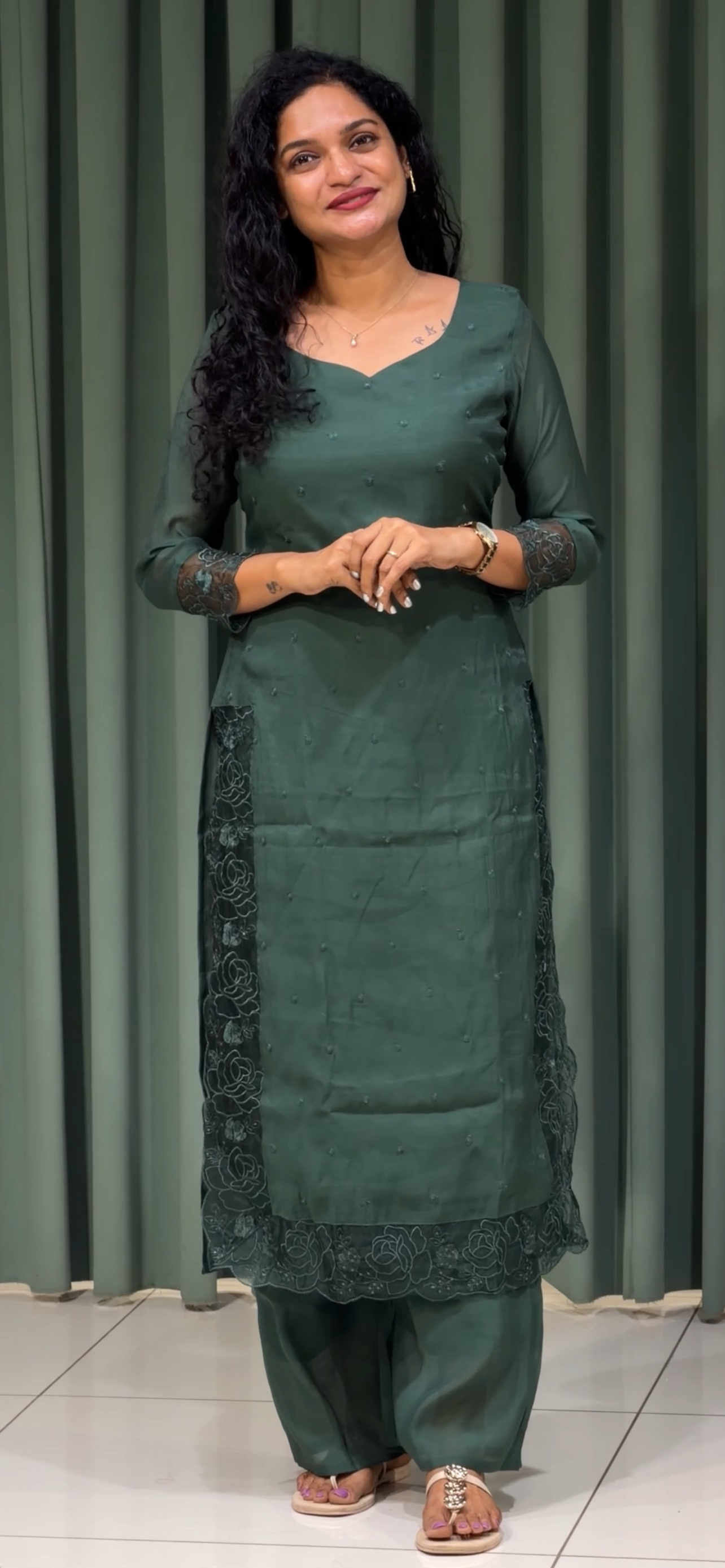 MUL CHANDERI TOP AND BOTTOM - IHA 33488