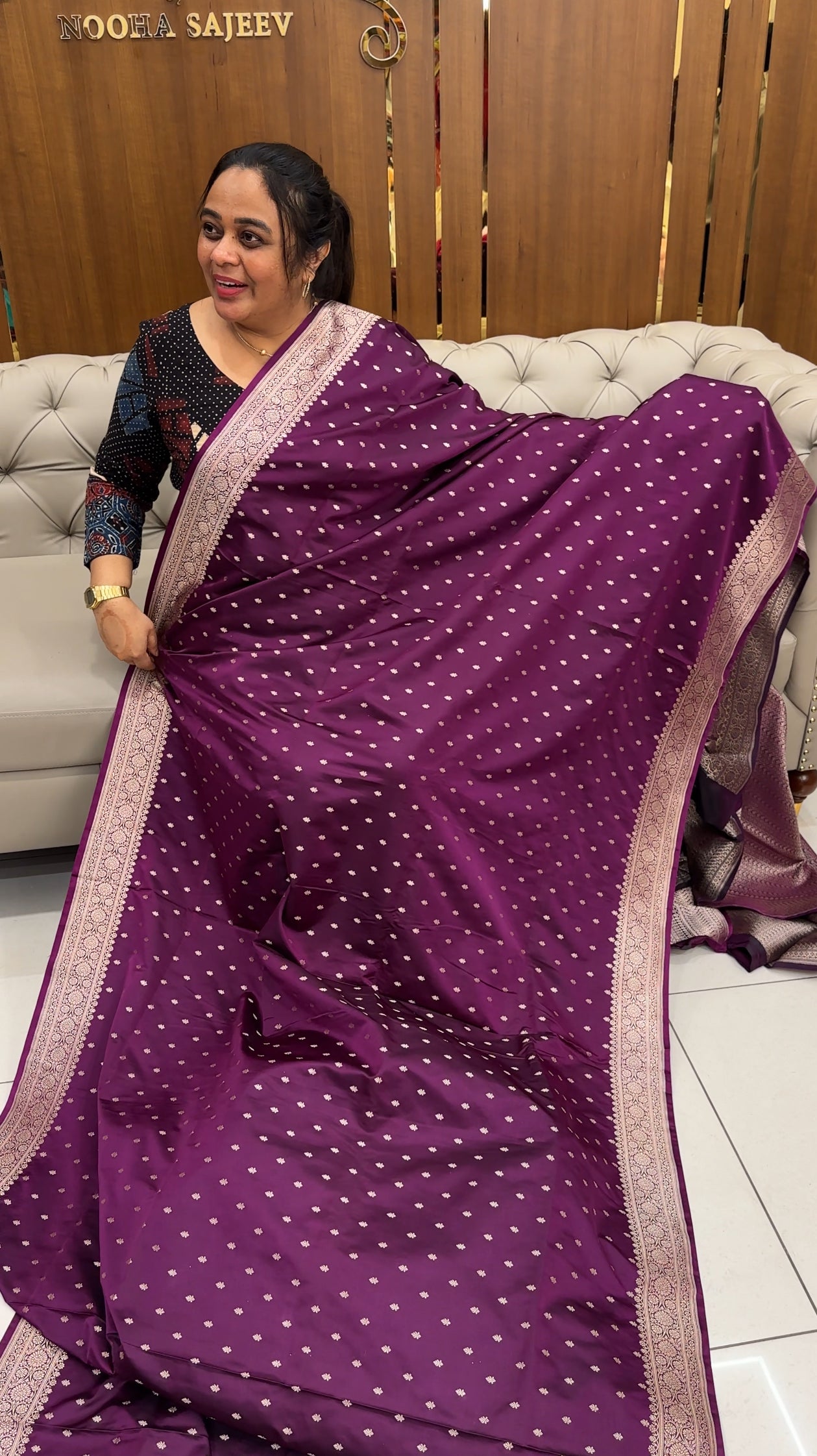 KATAN BANARASI SAREES - IHA 27618