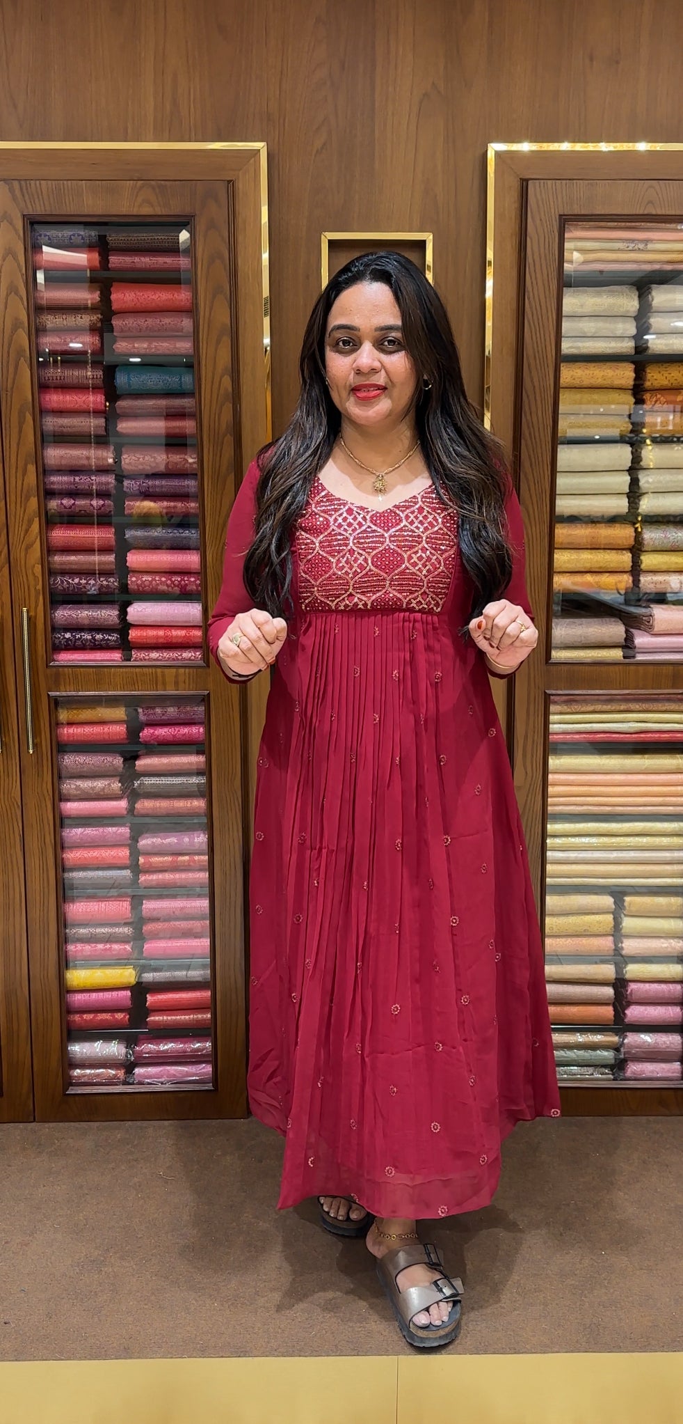 IHA'S IN- HOUSE GEORGETTE ALINE TOPS - IHA 24040