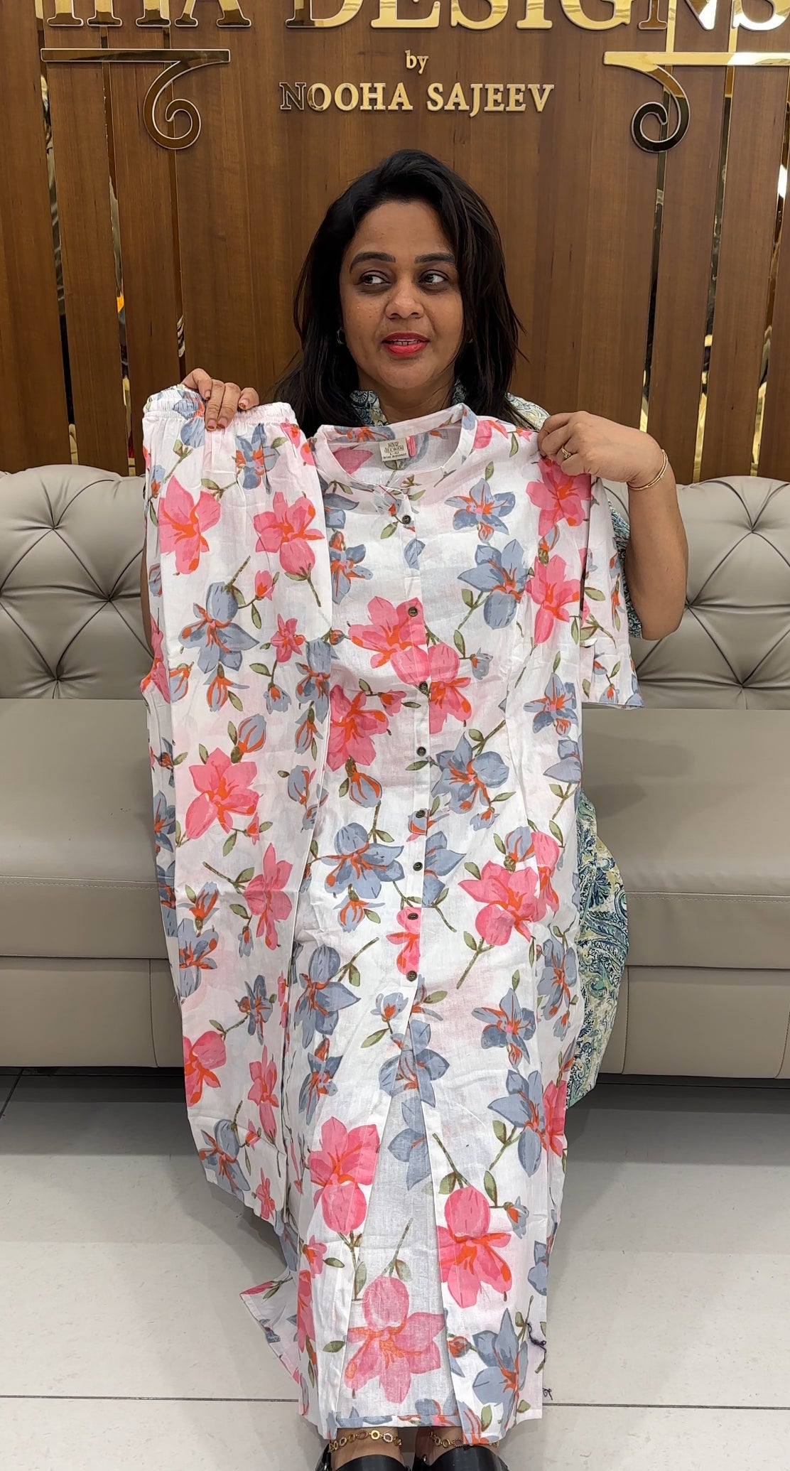COTTON LONG CO-ORDS SETS - IHA 25277