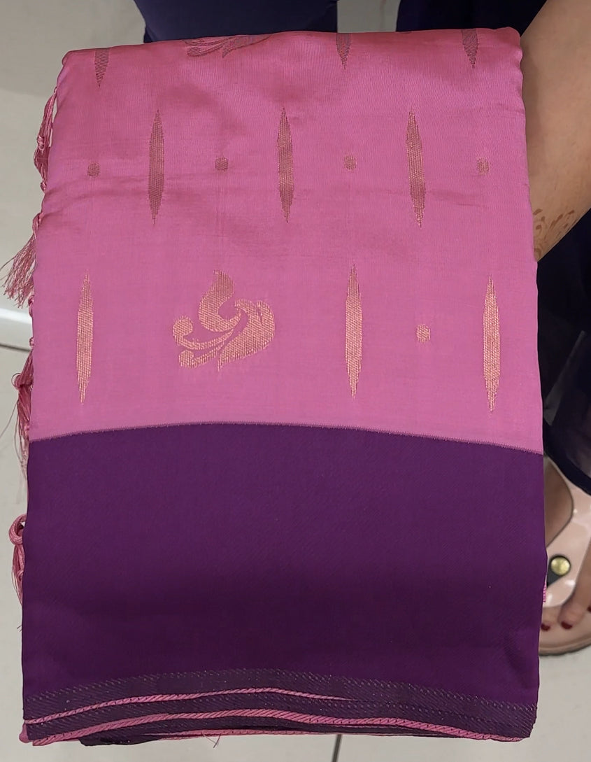 SEMI SILK SAREES - IHA 27545