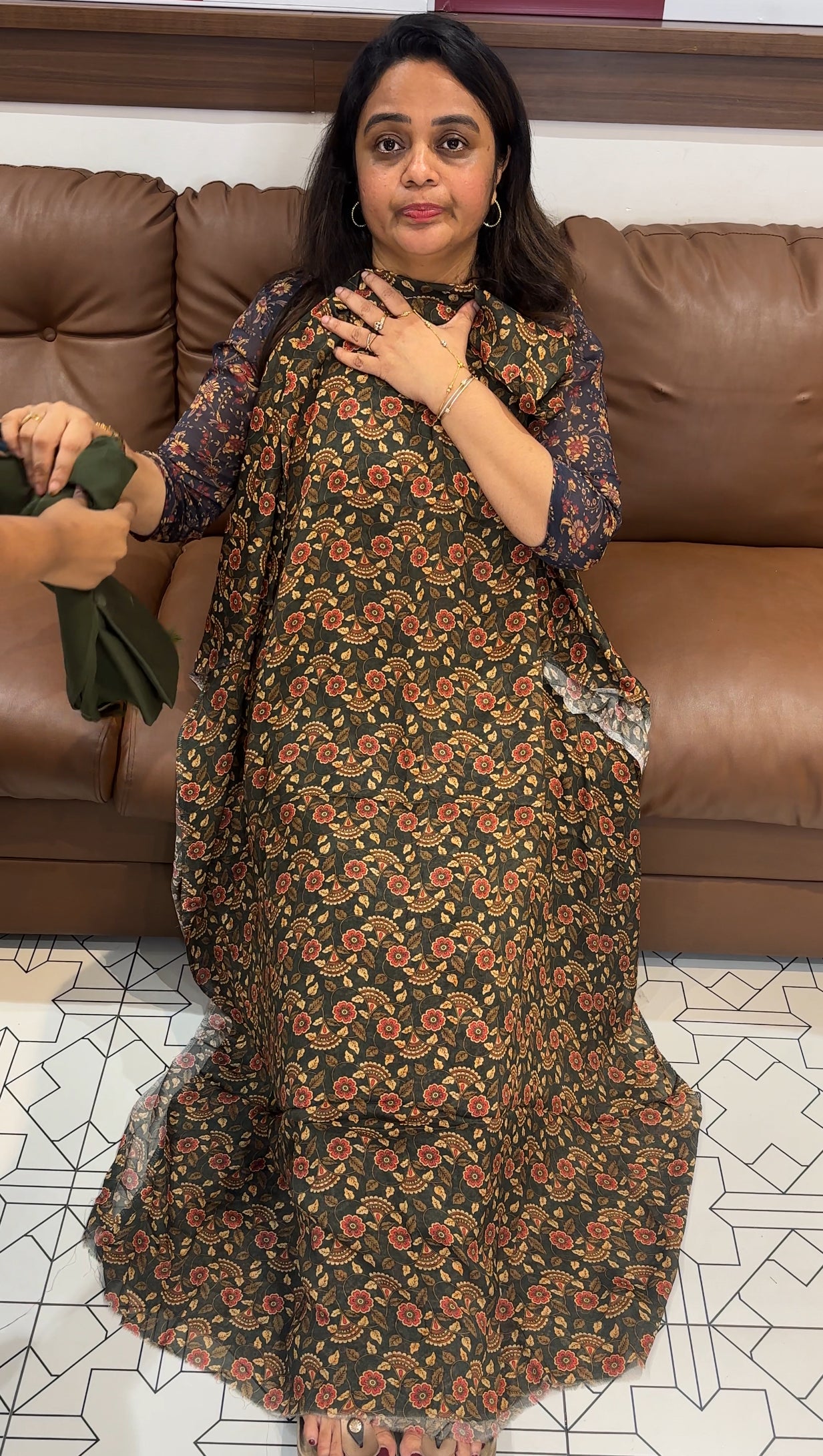 PRINTED UNSTITCHED UNSTITCHED SALWAR SUITS - IHA 26475