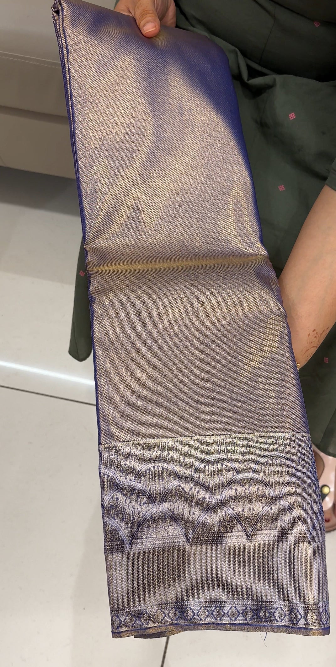 DESIGNER TISSUE KANCHIPURAM SILK SAREES - IHA 27614