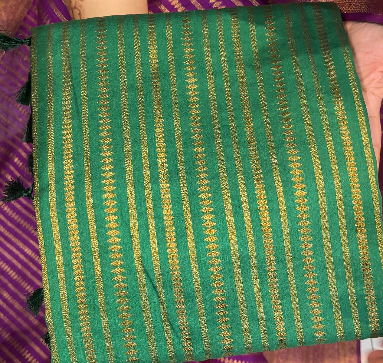 SEMI KATAN SAREES - IHA 25171