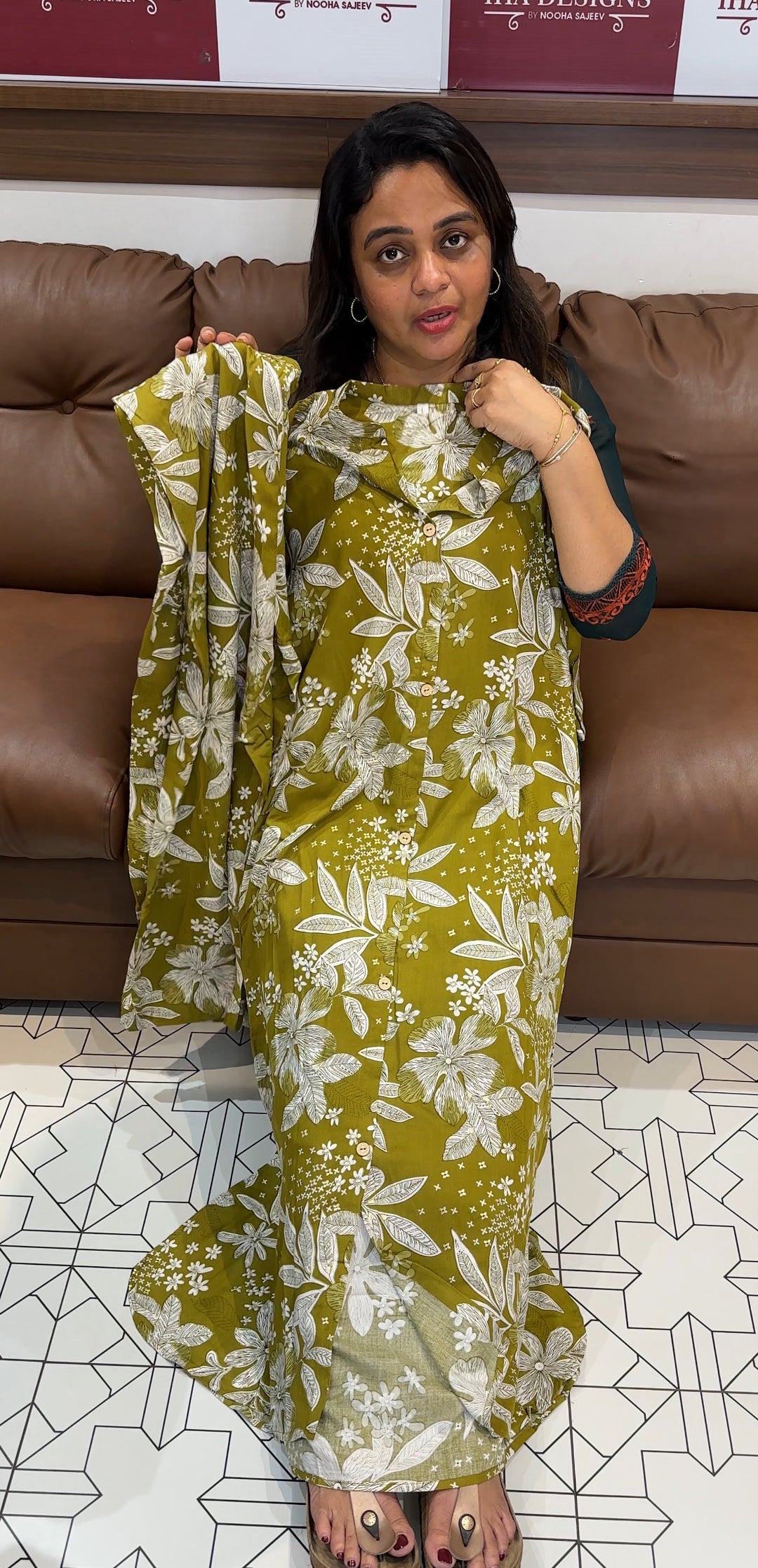 PRINTED RAYON TOP AND BOTTOM - IHA 26485