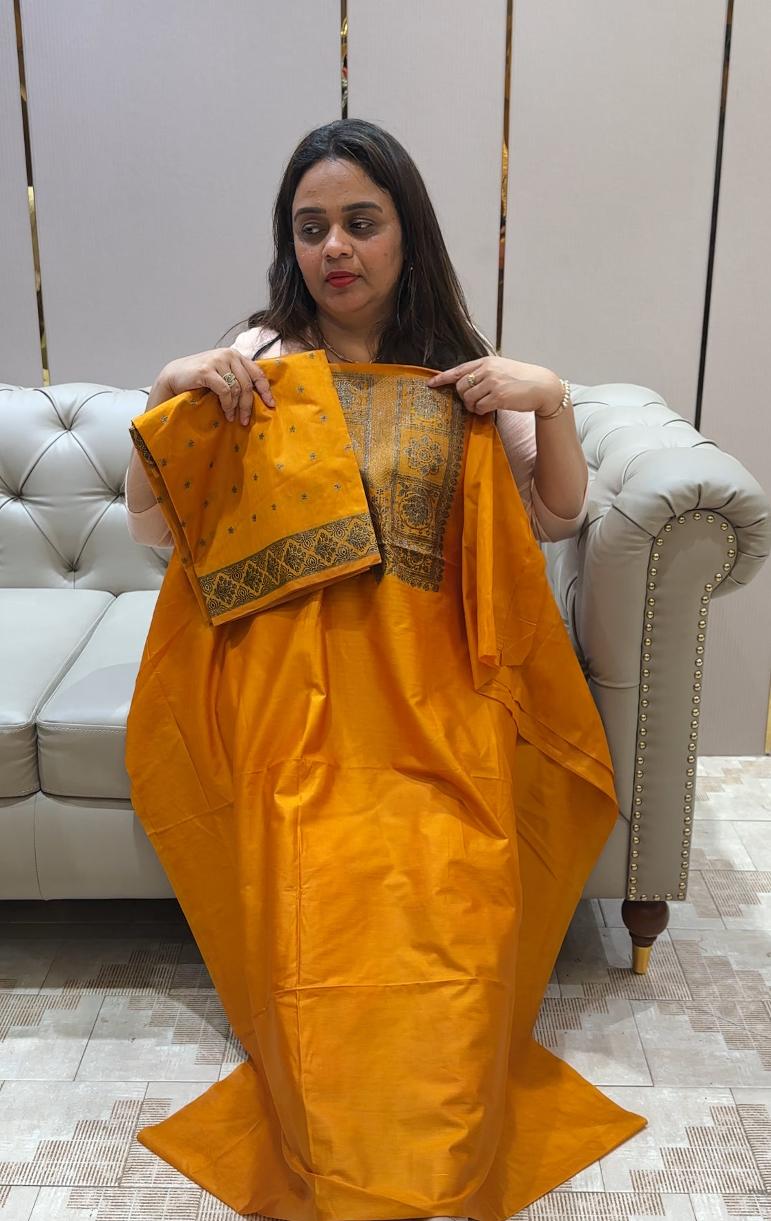 TUSSUR BANARASI UNSTITCHED SALWAR SUITS - IHA 21438