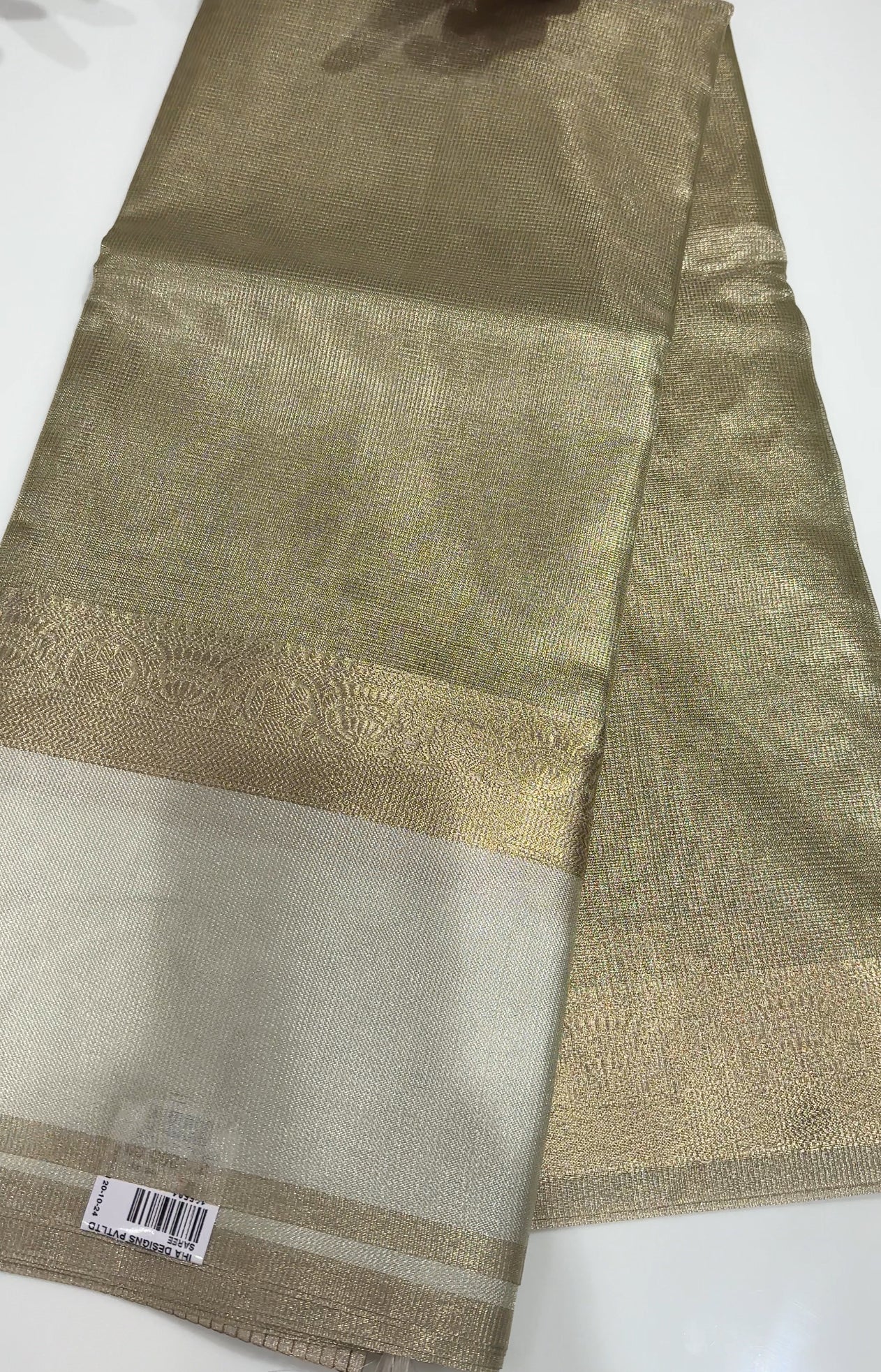 TISSUE SILK SAREES - IHA 23800