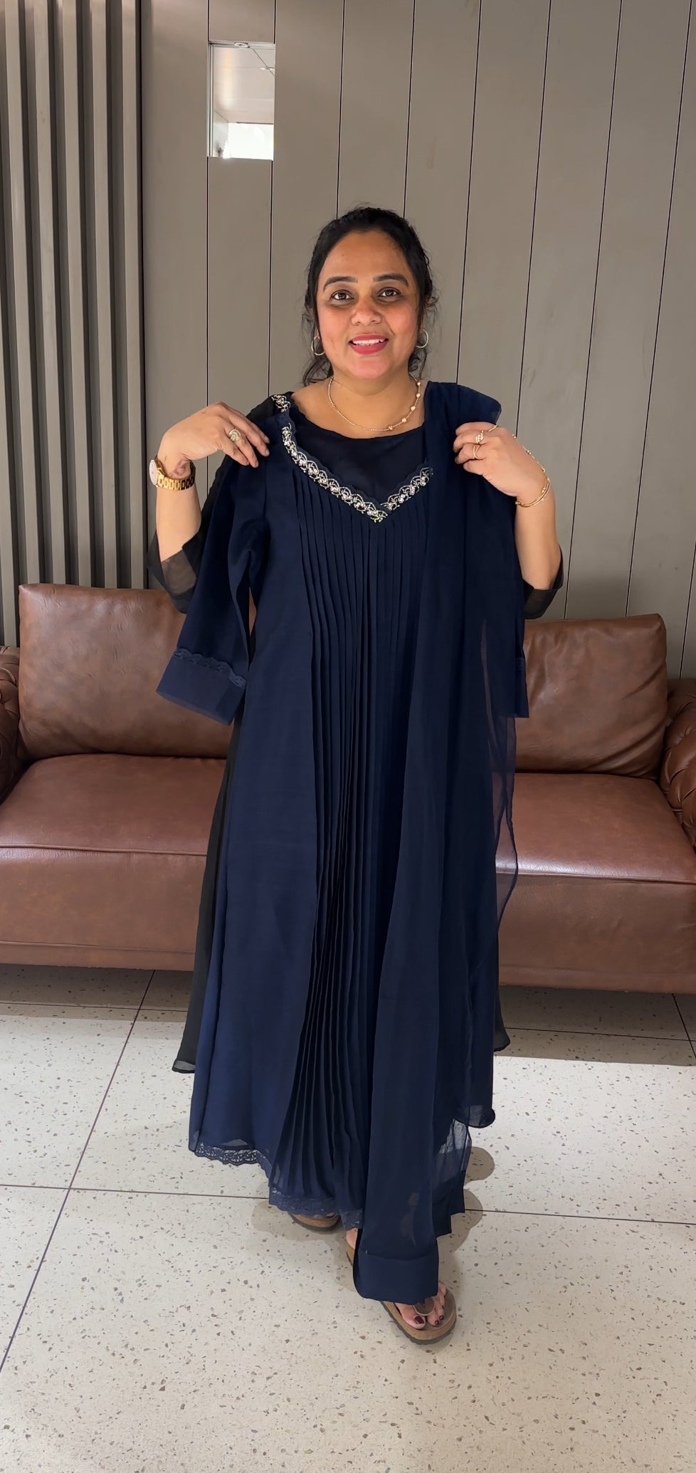 IHA'S IN-HOUSE HAND WORKED TOP AND DUPATTA - IHA 26512