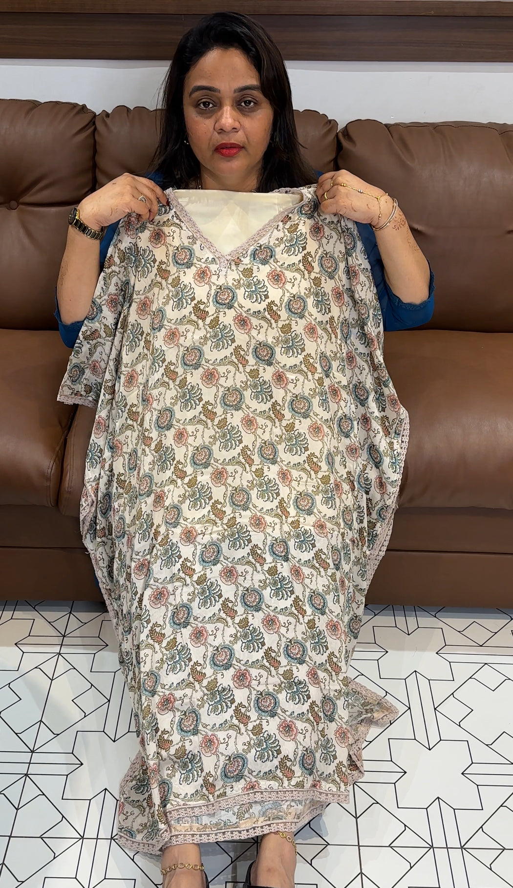 IHA'S IN-HOUSE PRINTED KAFTAN - IHA 23961