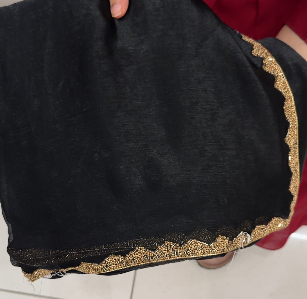 ORGANZA HAND WORKED SAREES - IHA 27641