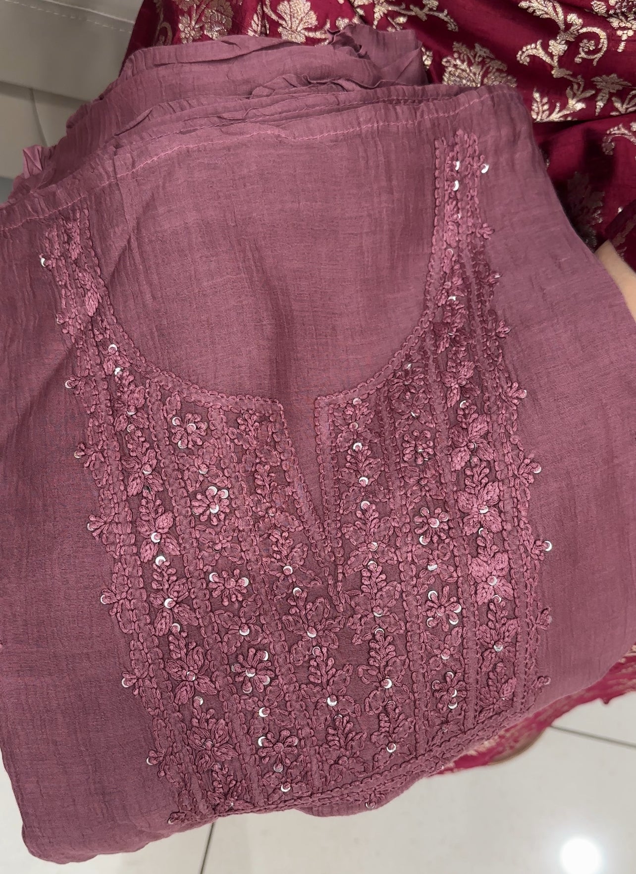 MALAI CHANDER UNSTITCHED SALWAR SUITS - IHA 27609