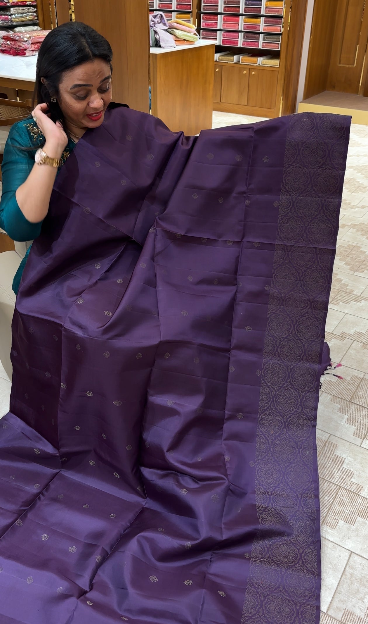 DESIGNER KANCHIPURAM SAREES - IHA 26094