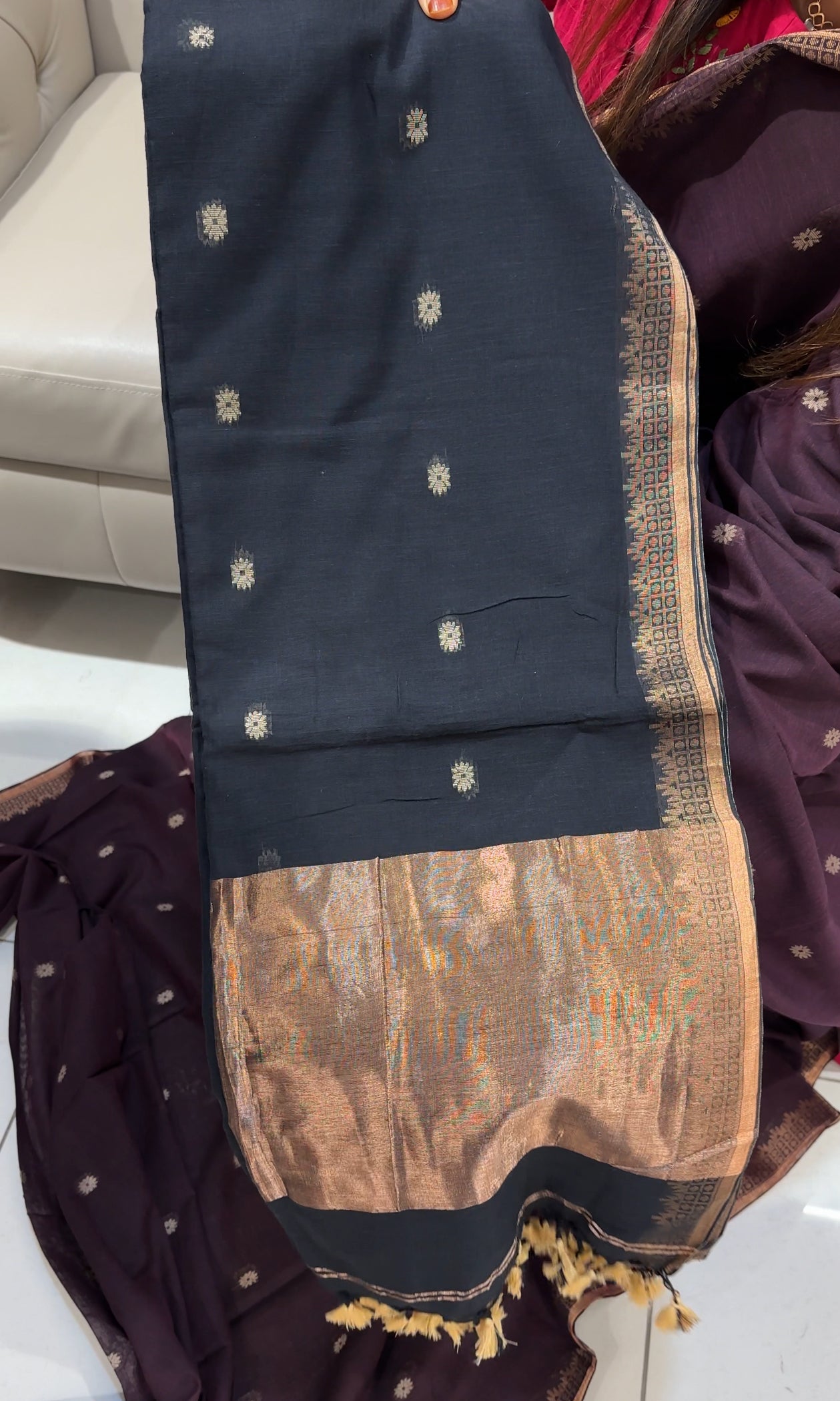KHADDY COTTON SAREES - IHA 25154
