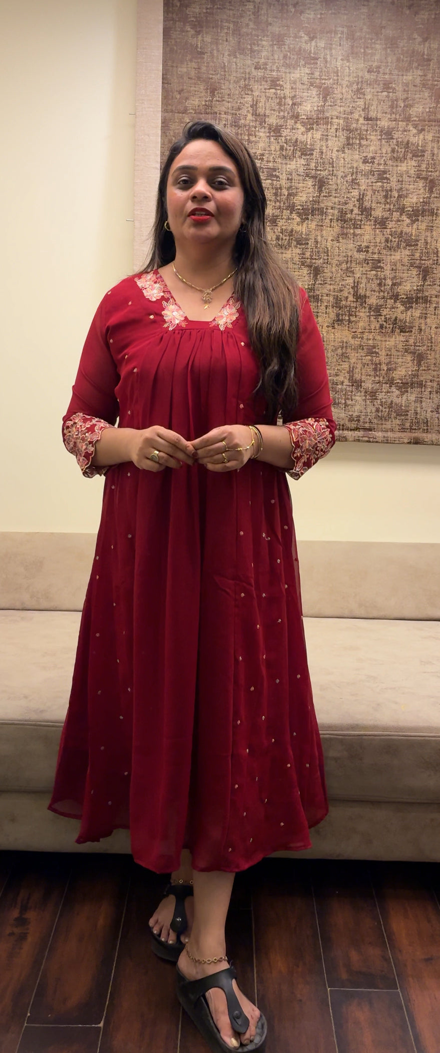 IHA'S IN-HOUSE LONG ALINE TOPS - IHA 24374