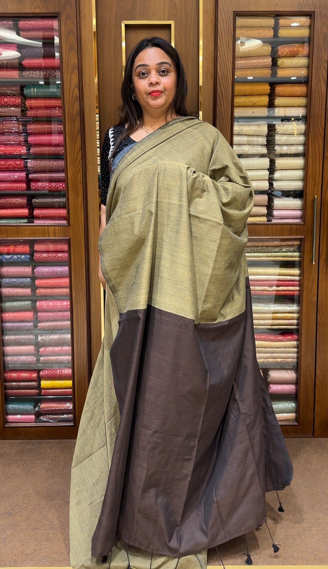 KHADDI COTTON SAREES - IHA 22310