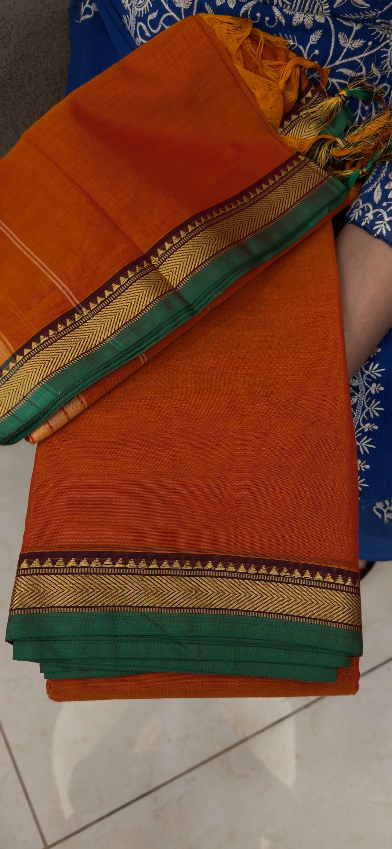 HANDLOOM COTTON UNSTITCHED SALWAR SUITS - IHA 34366