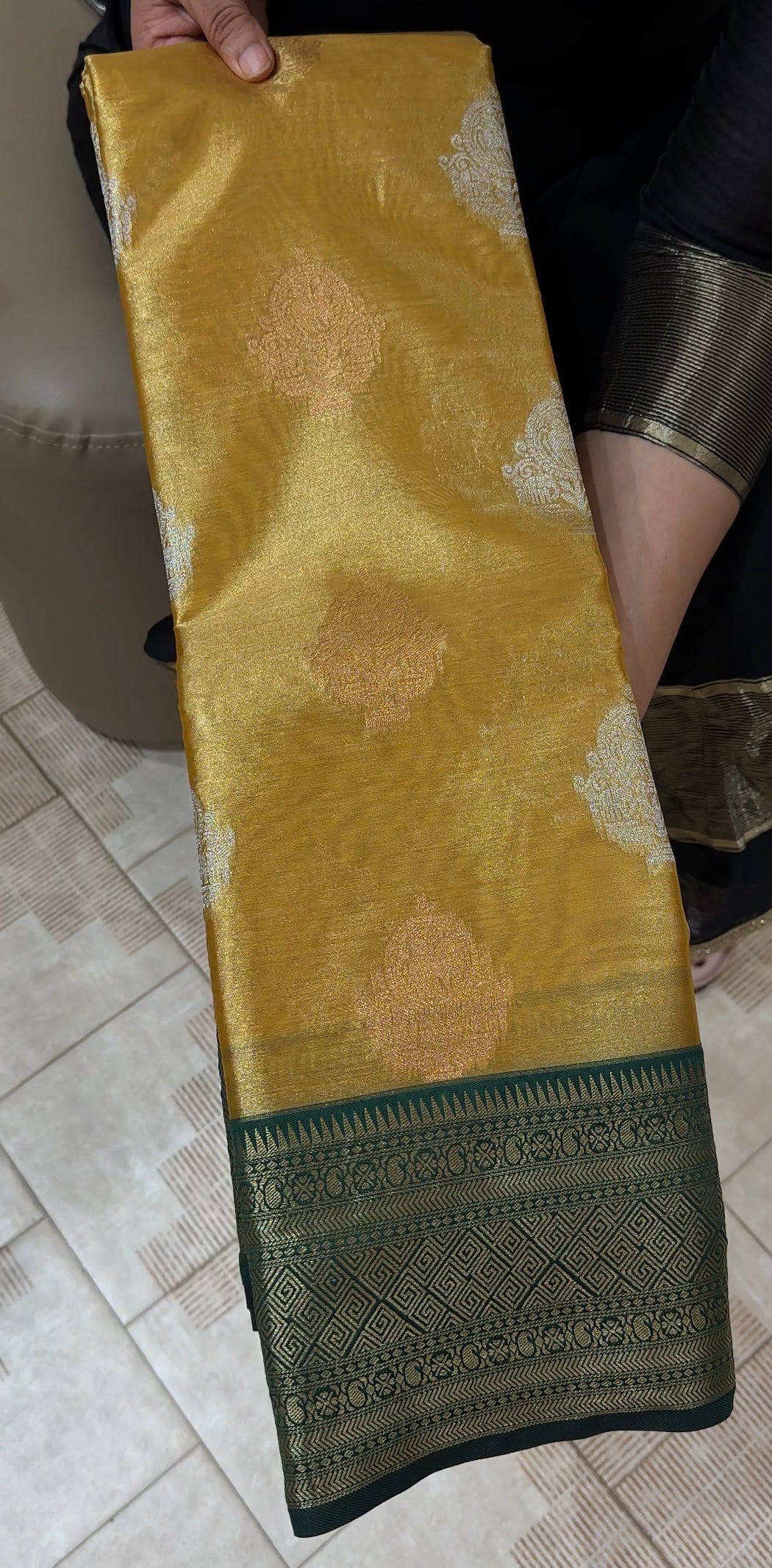 SEMI TISSUE SILK SAREES - IHA 26739