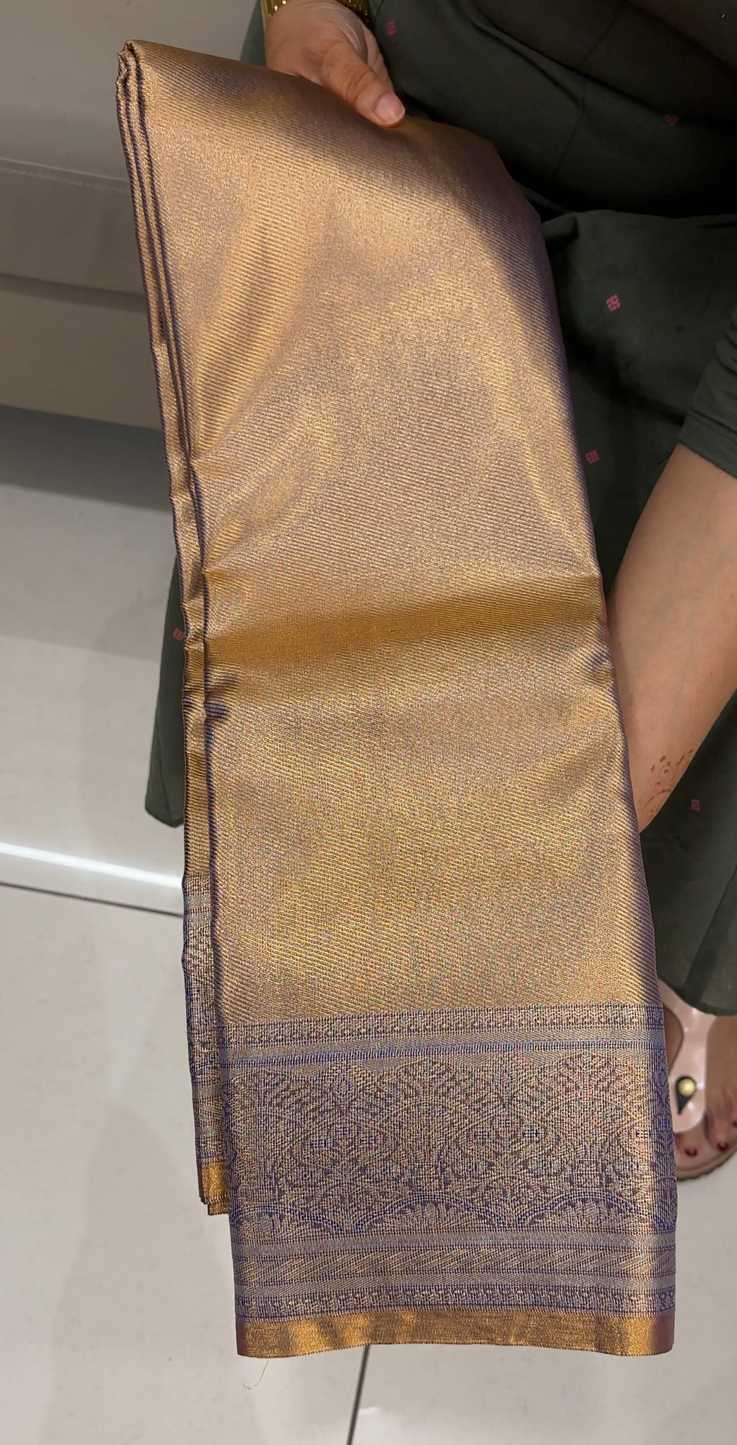 DESIGNER TISSUE KANCHIPURAM SILK SAREES - IHA 27614