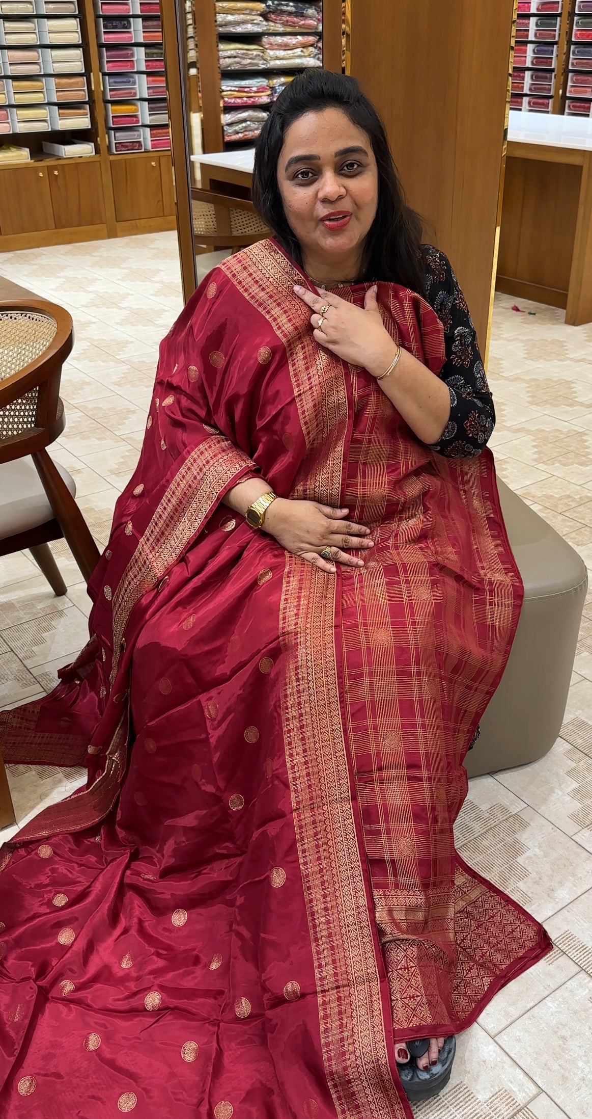 CRAPE UNSTITCHED SALWAR SUITS - IHA 29412