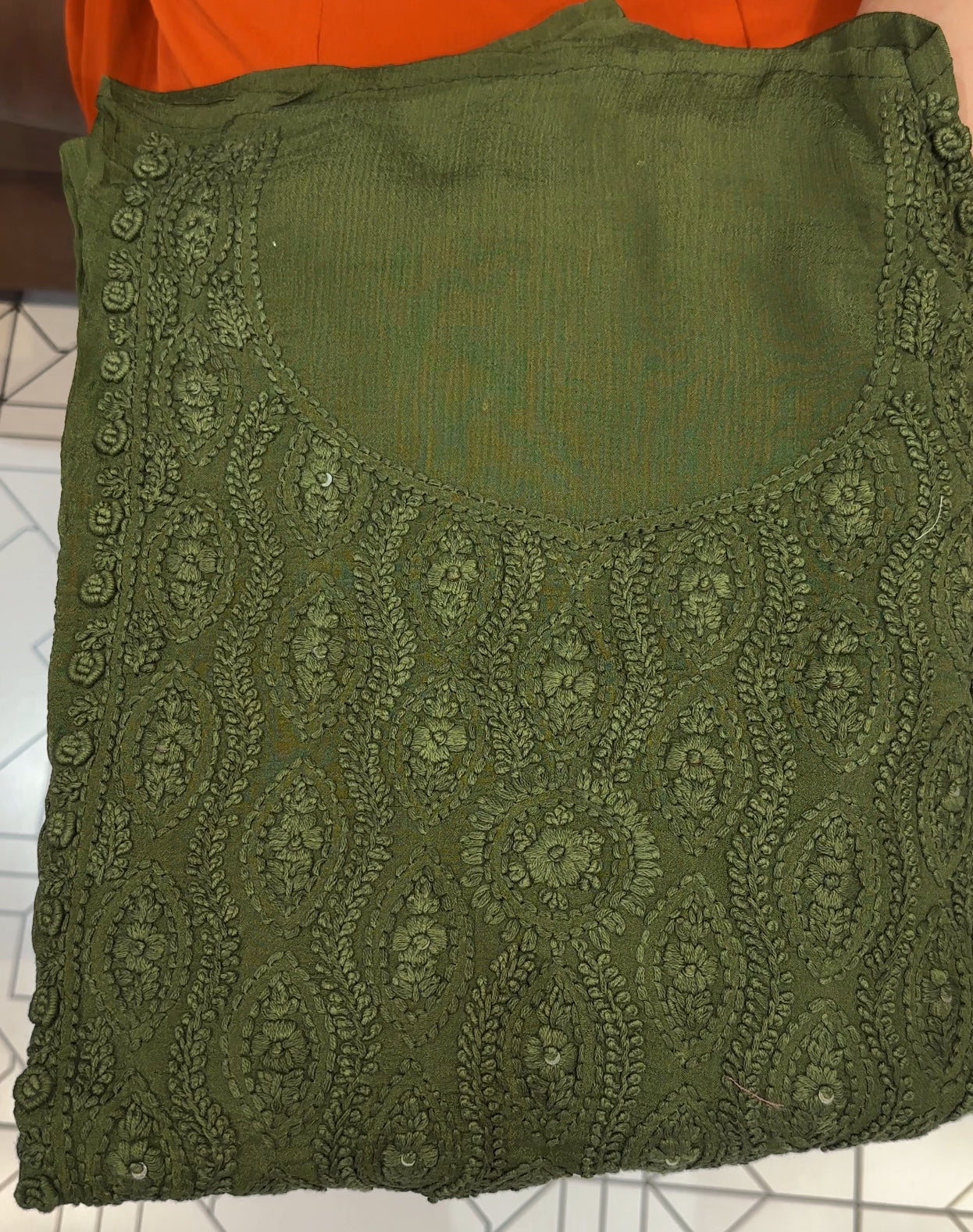 PLATINUM CHIFFON UNSTITCHED SALWAR SUITS - IHA 26458