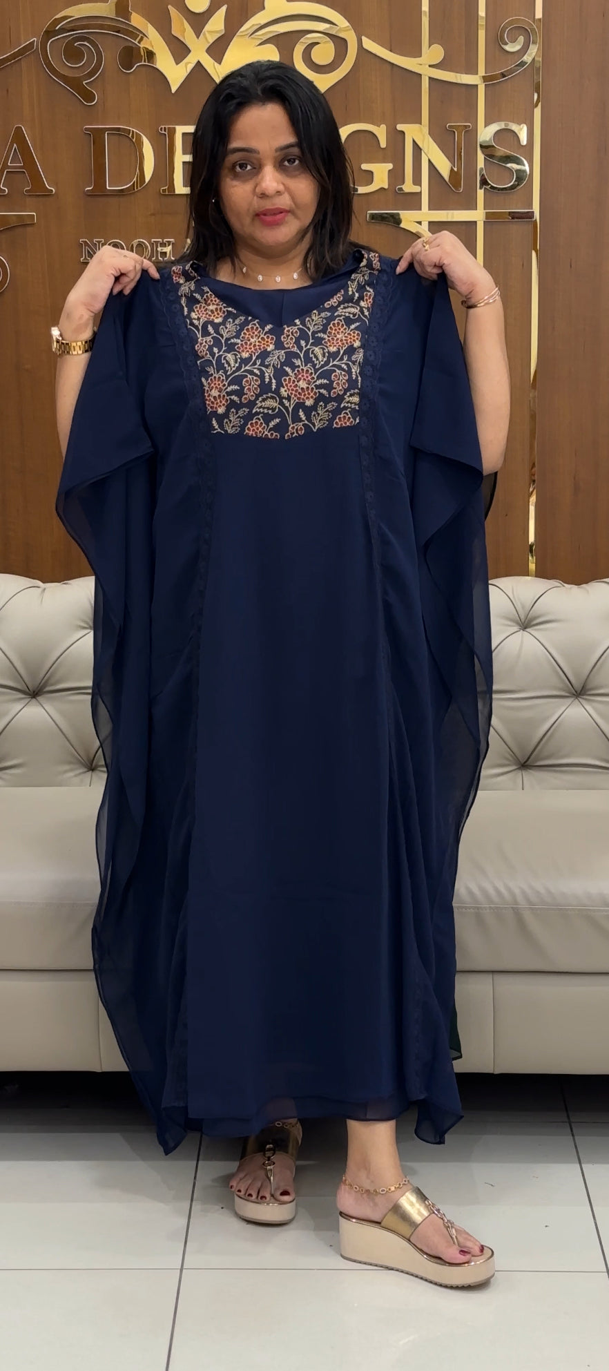 IHA'S IN-HOUSE KAFTAN TOPS - IHA 28625