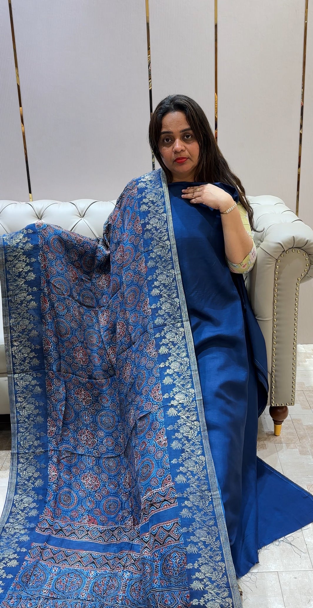 VISCOSE DOLA UNSTITCHED SALWAR SUITS - IHA 21433