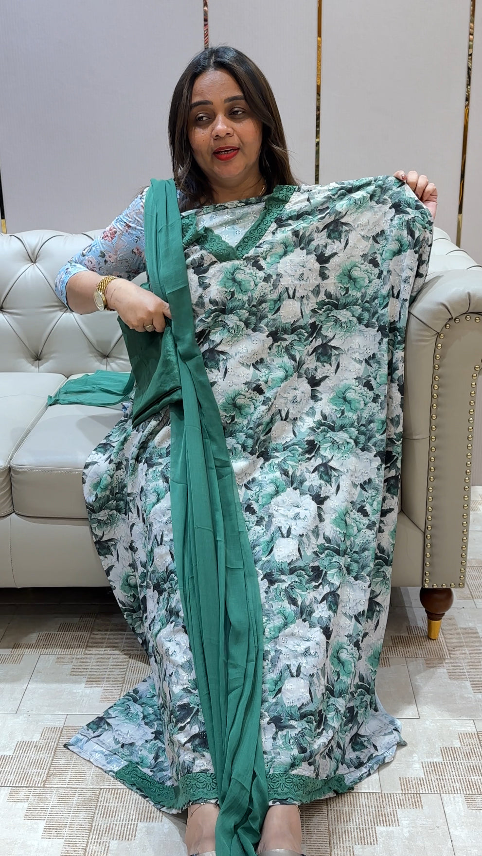 COTTON HAKOBA UNSTITCHED SALWAR SUITS - IHA 23090