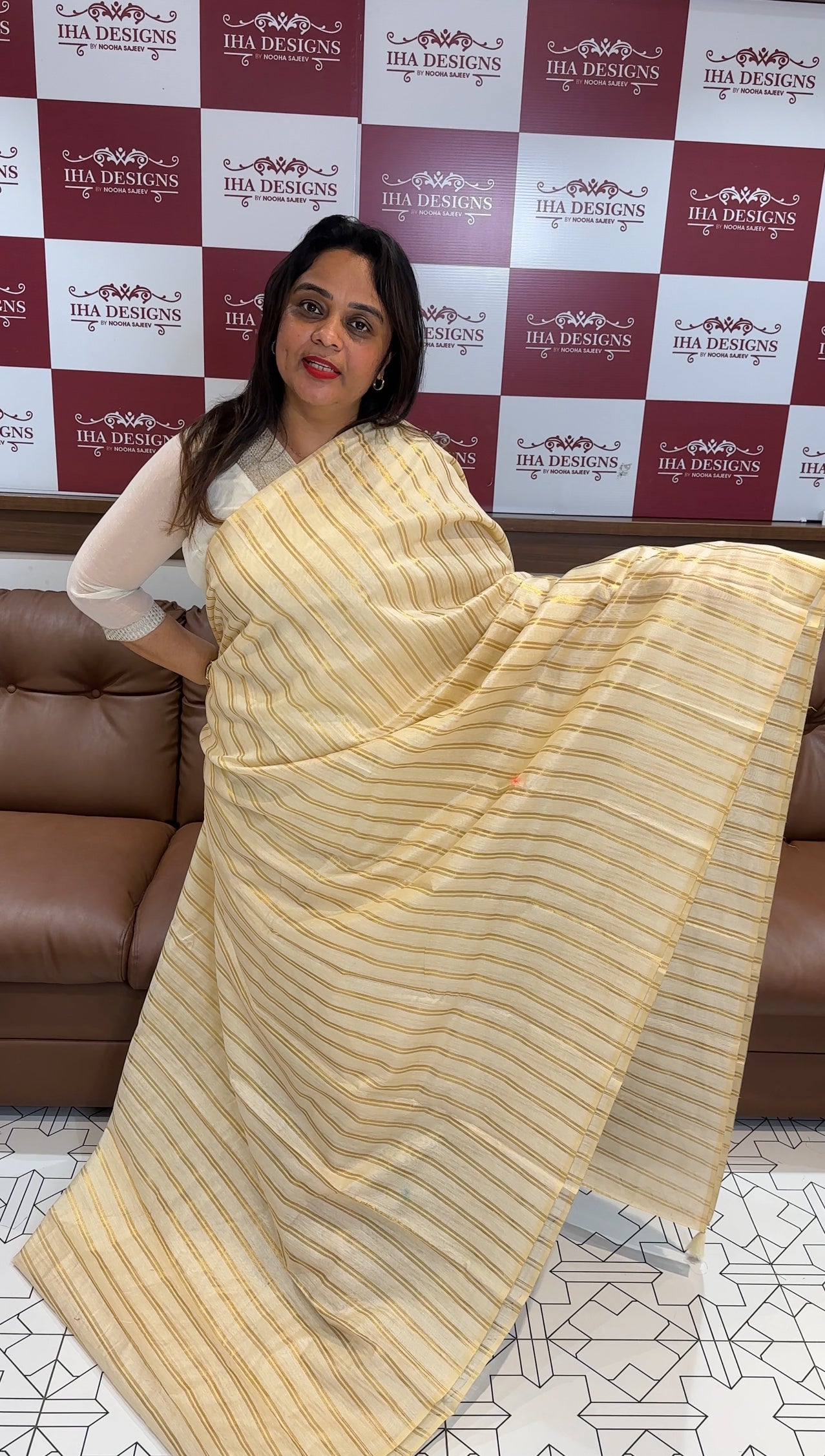 MODAL CHANDERI ONAM SAREES - IHA 26013