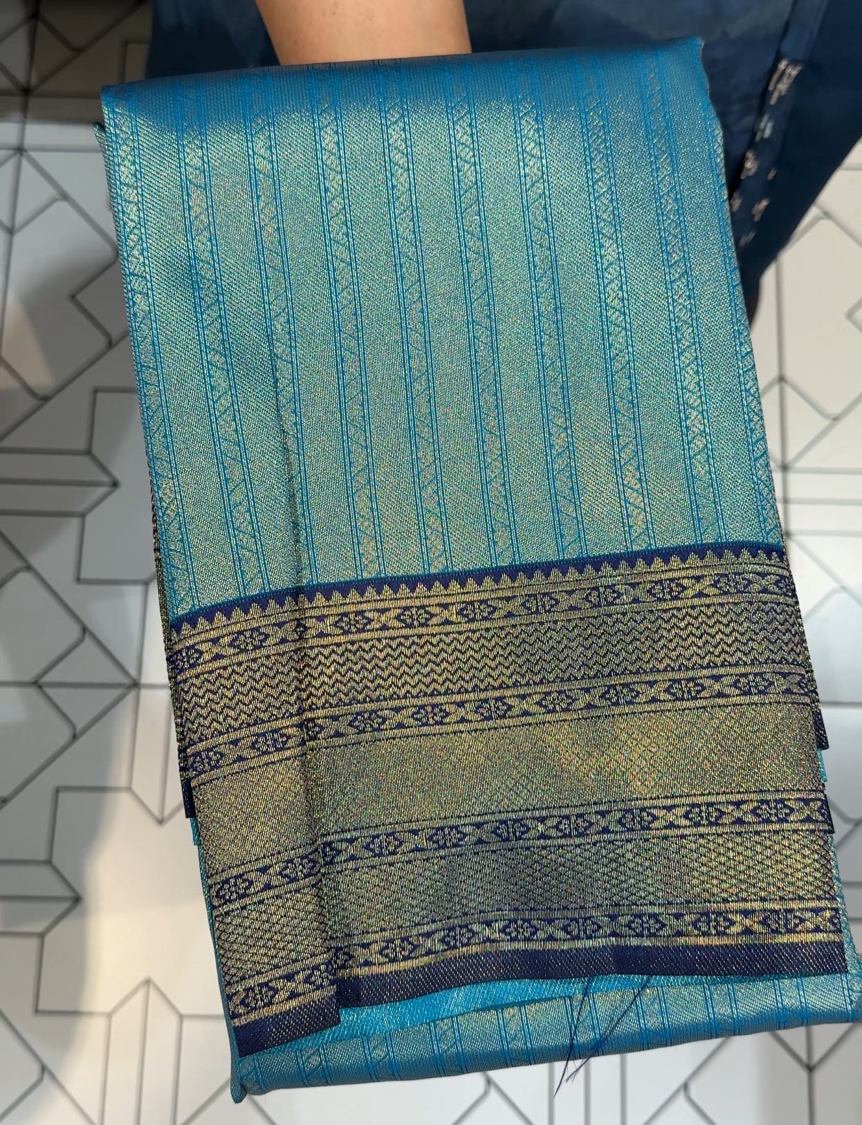 SEMI BROCADE SILK SAREES - IHA 23987