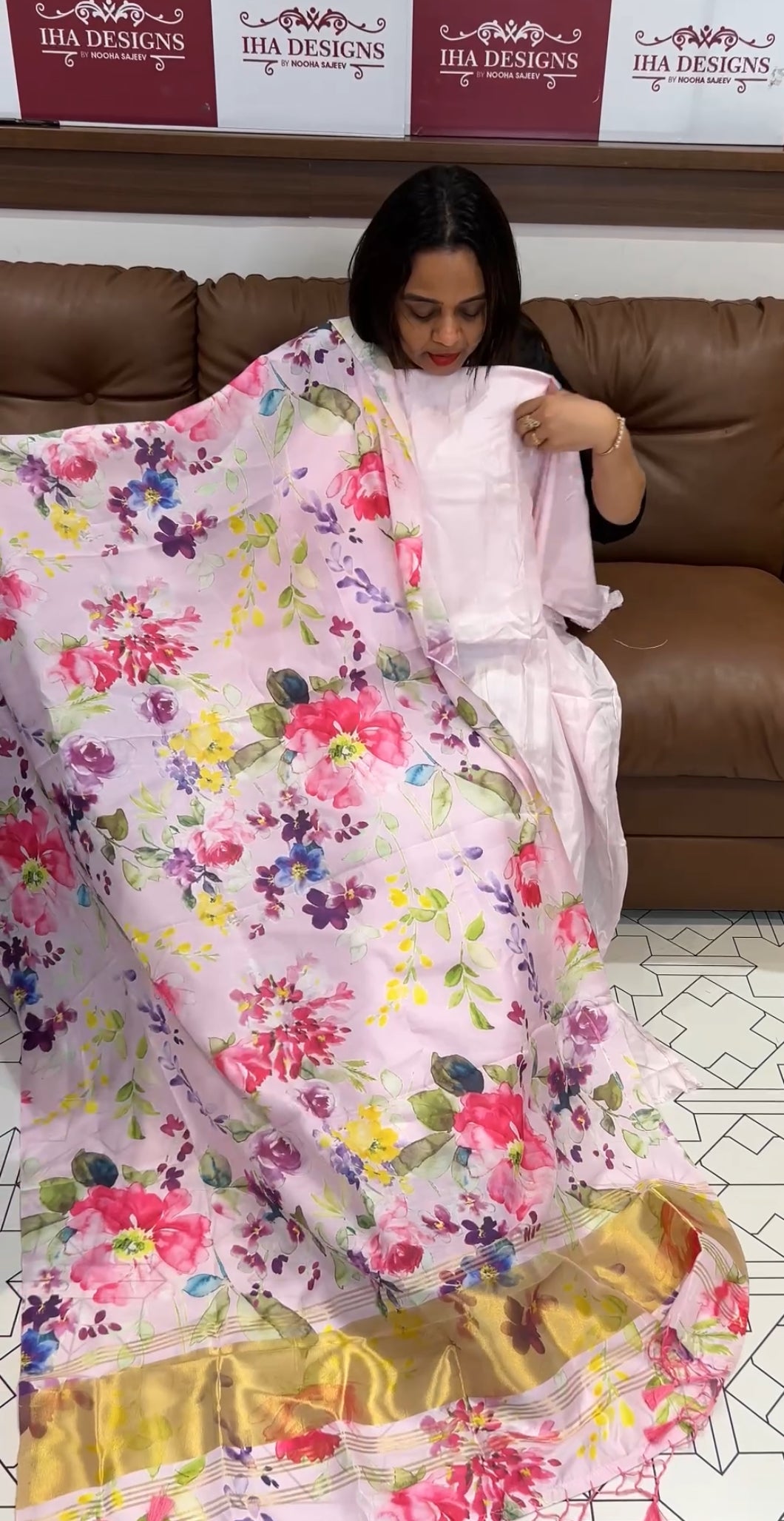 SEMI RAW SILK UNSTITCHED SALWAR SUITS - IHA 23673
