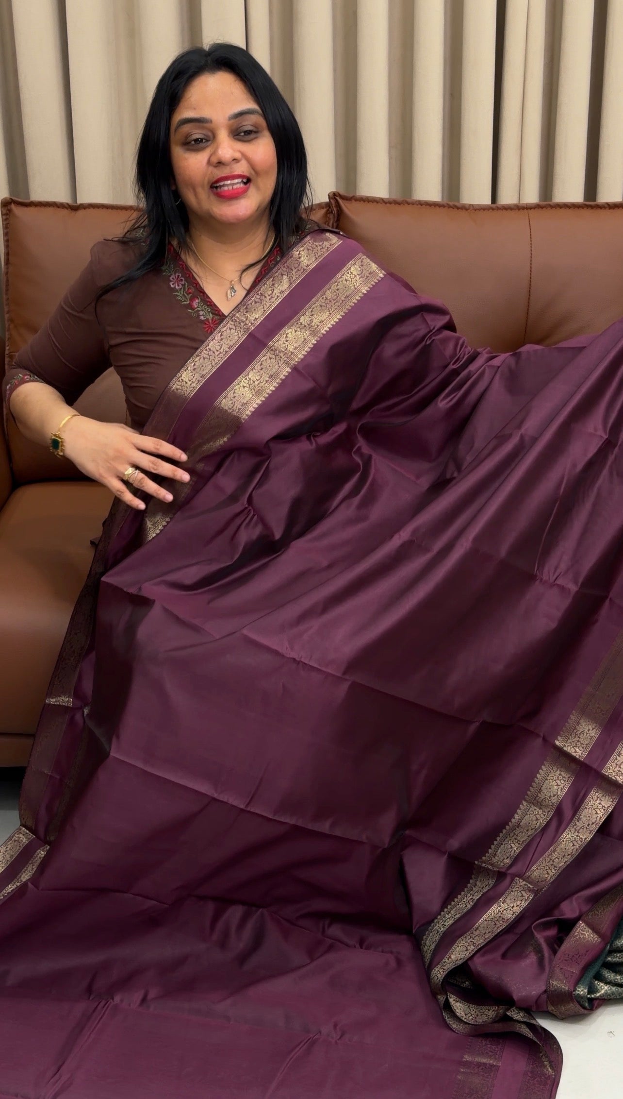 SEMI BANARASI SAREES - IHA 34231