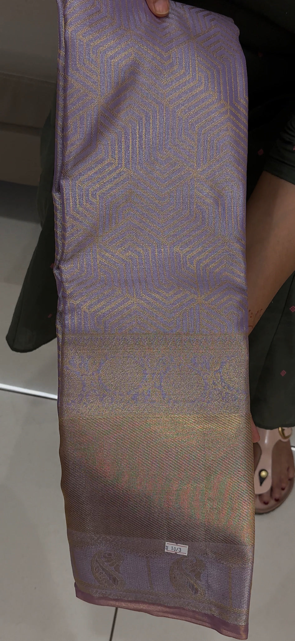 DESIGNER TISSUE KANCHIPURAM SILK SAREES - IHA 27614