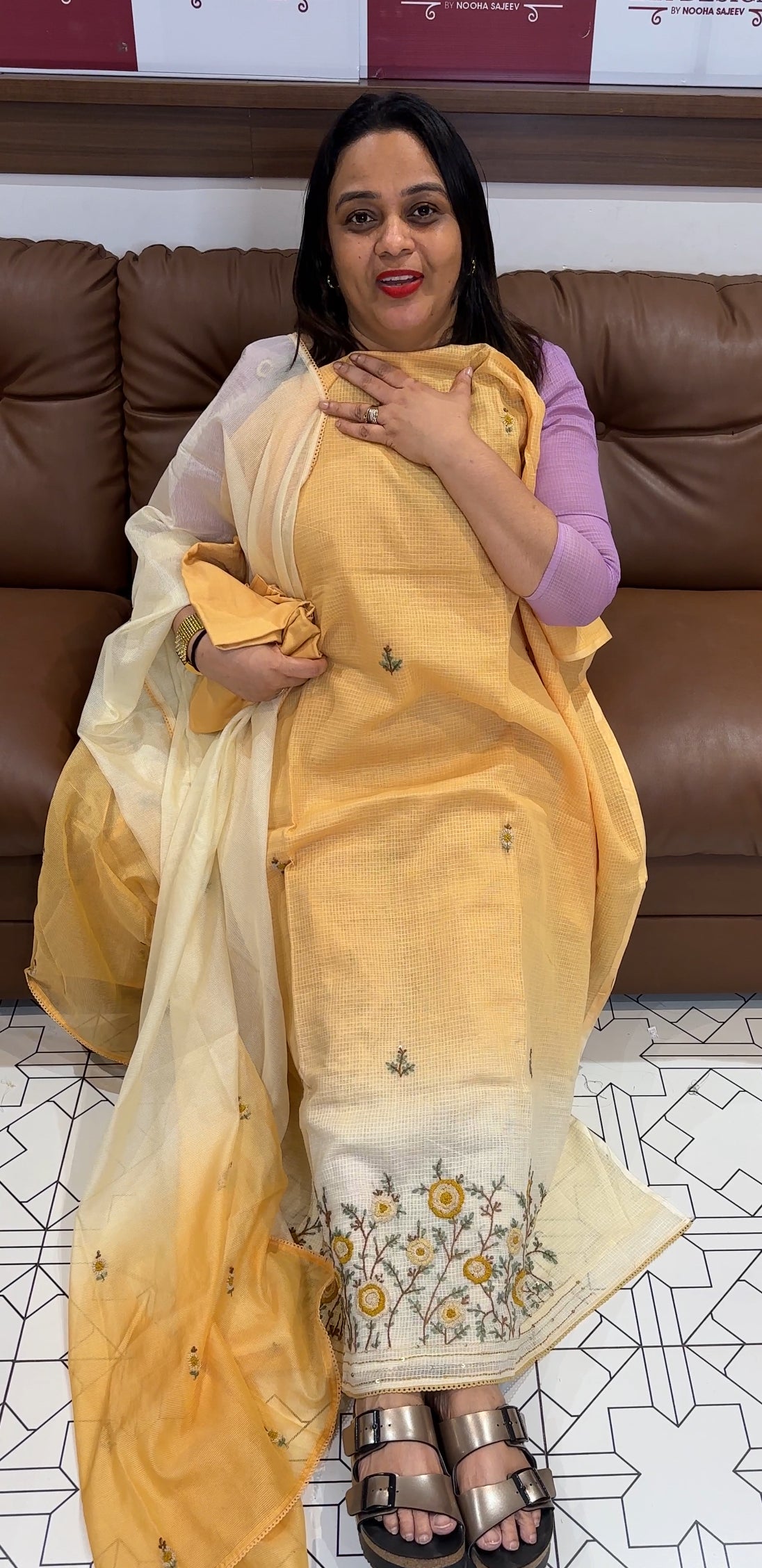 COTTON KOTTA UNSTITCHED SALWAR SUITS - IHA 23592
