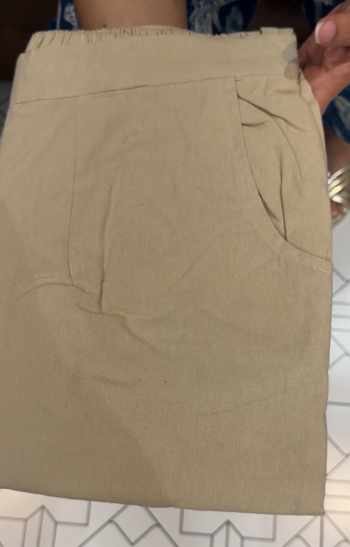 PARALLEL COTTON PANTS - IHA 23133