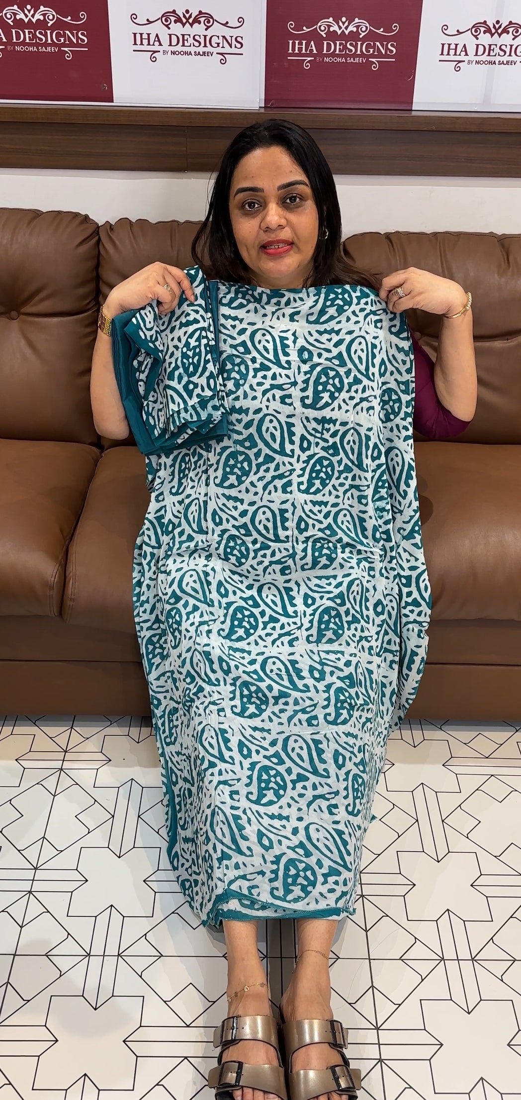 BATIK PRINTED UNSTITCHED SALWAR SUITS - IHA 22850