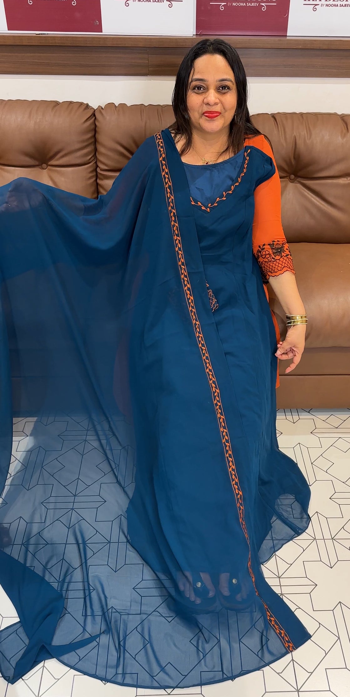 IHA'S IN-HOUSE DESIGNER UNSTITCHED SALWAR SUITS- IHA 22958