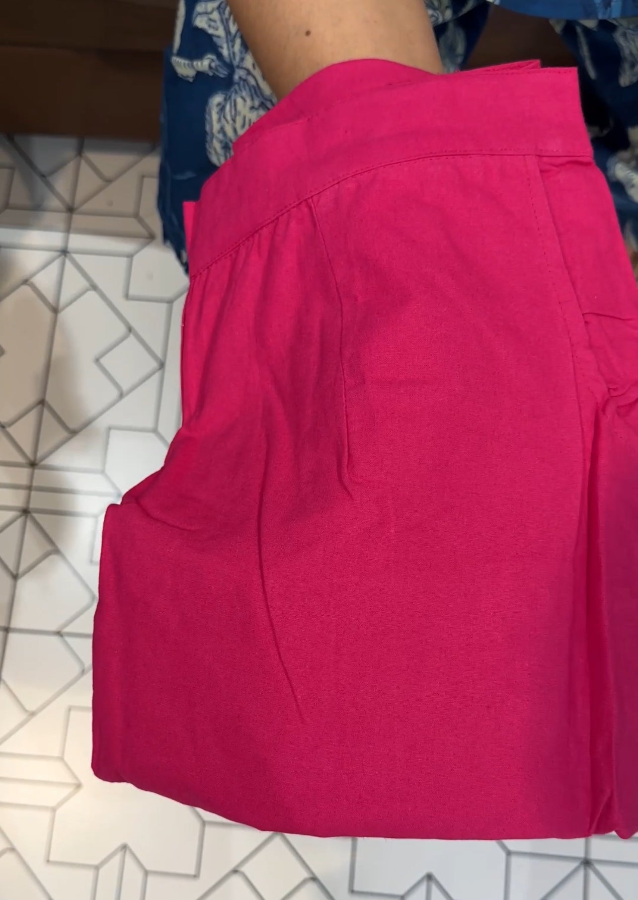 PARALLEL COTTON PANTS - IHA 23133