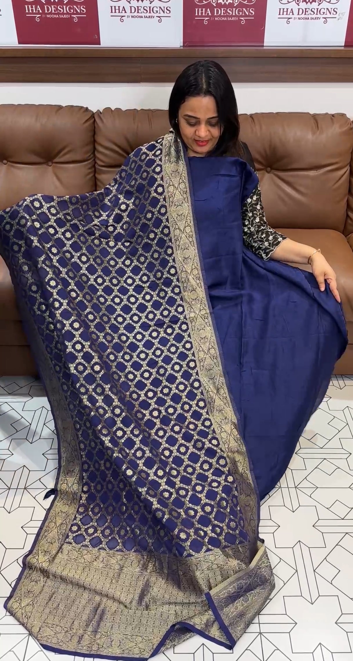DOLA SILK UNSTITCHED SALWAR SUITS - IHA 22357