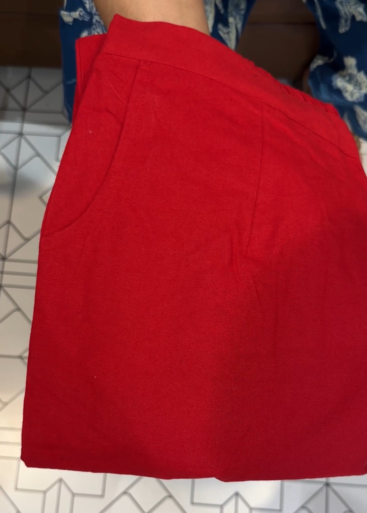 PARALLEL COTTON PANTS - IHA 23133