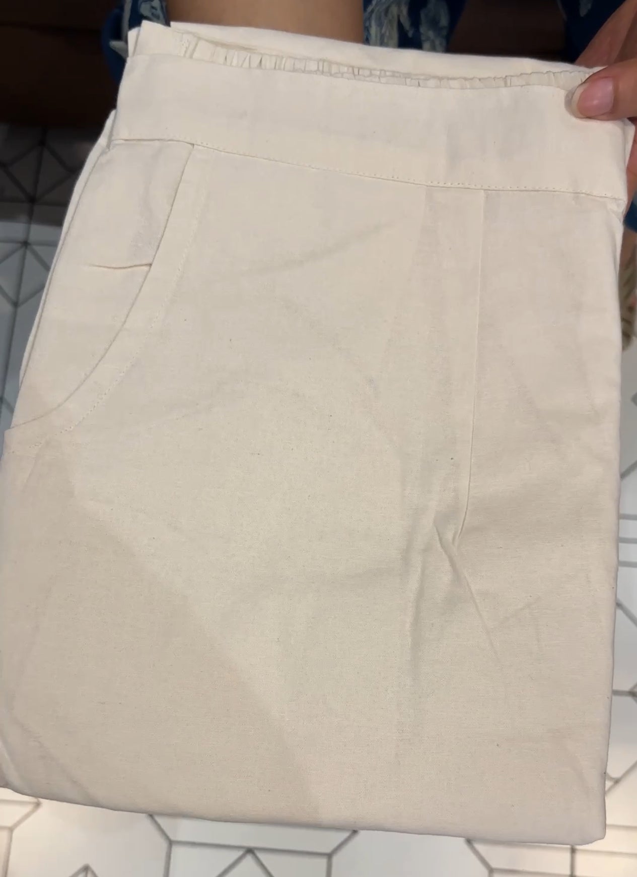 PARALLEL COTTON PANTS - IHA 23133