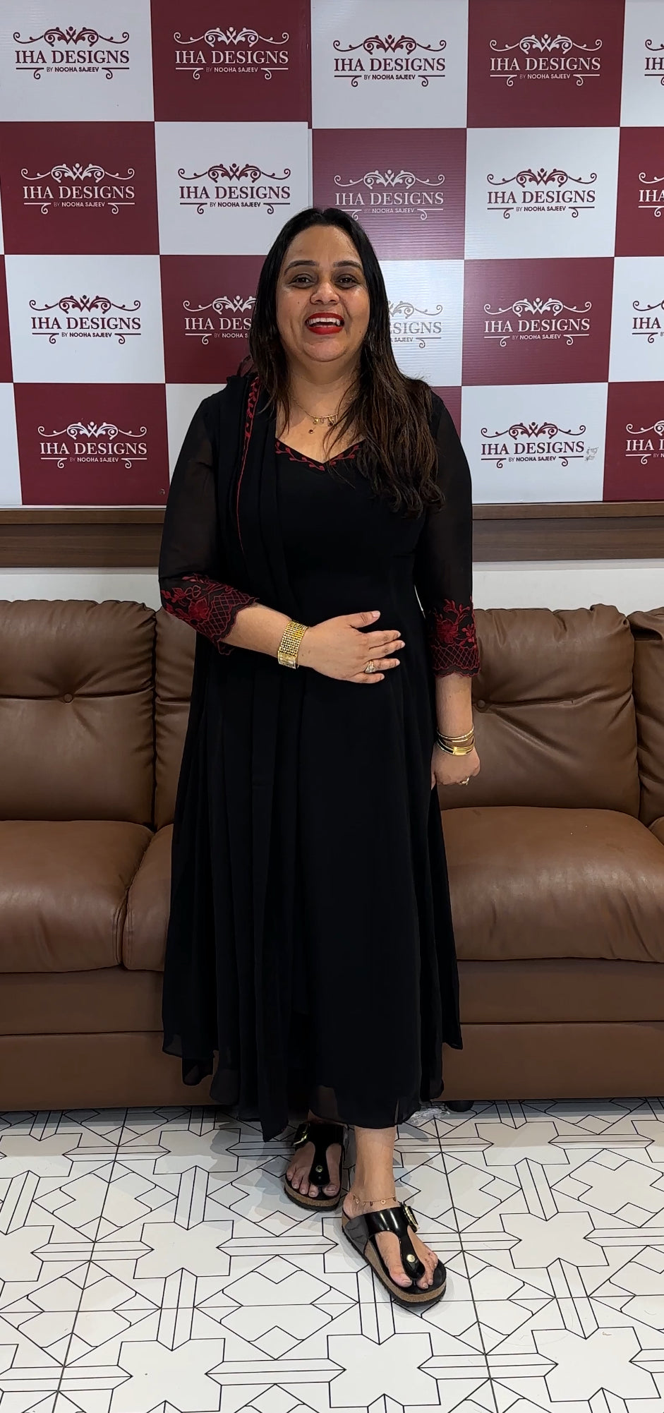 IHA'S IN-HOUSE DESIGNER UNSTITCHED SALWAR SUITS- IHA 22958