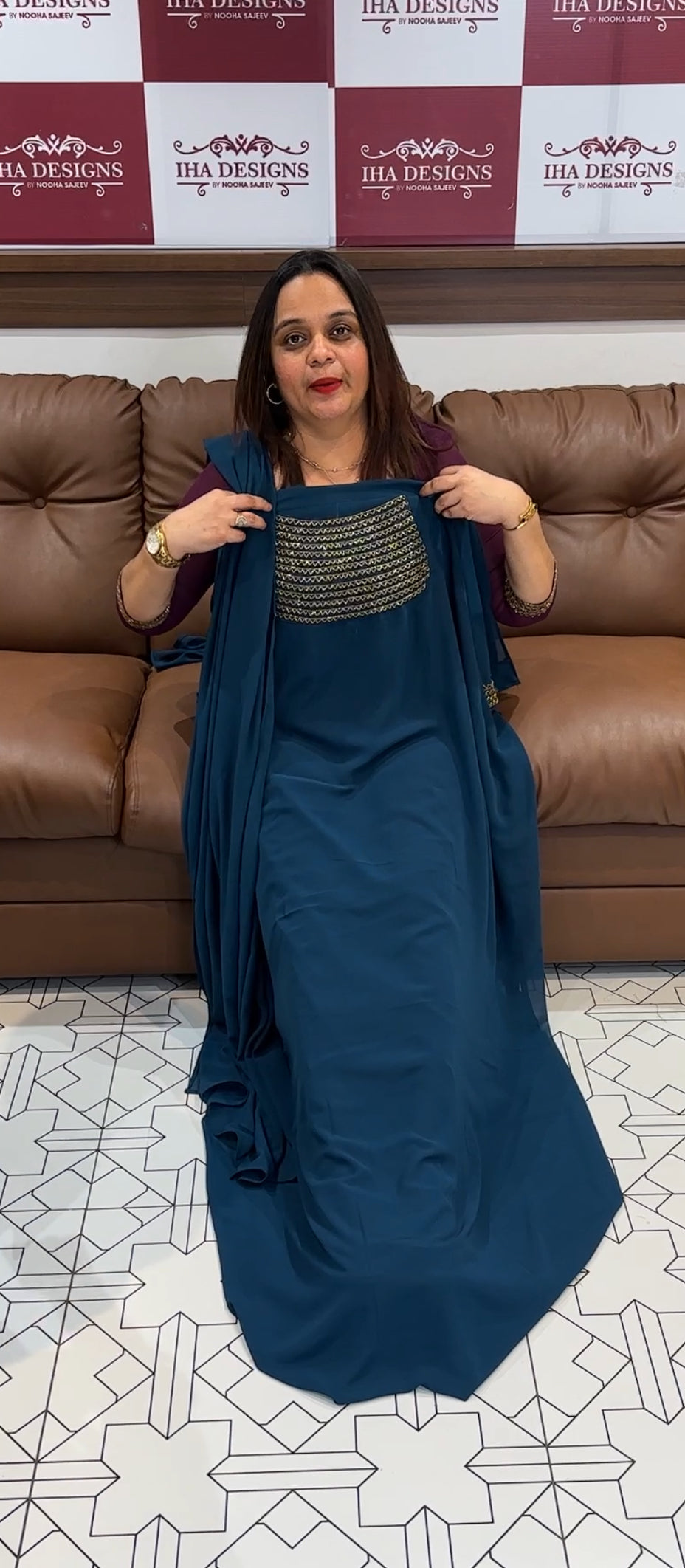 IHA'S IN-HOUSE UNSTITCHED SALWAR SUITS - IHA 25656