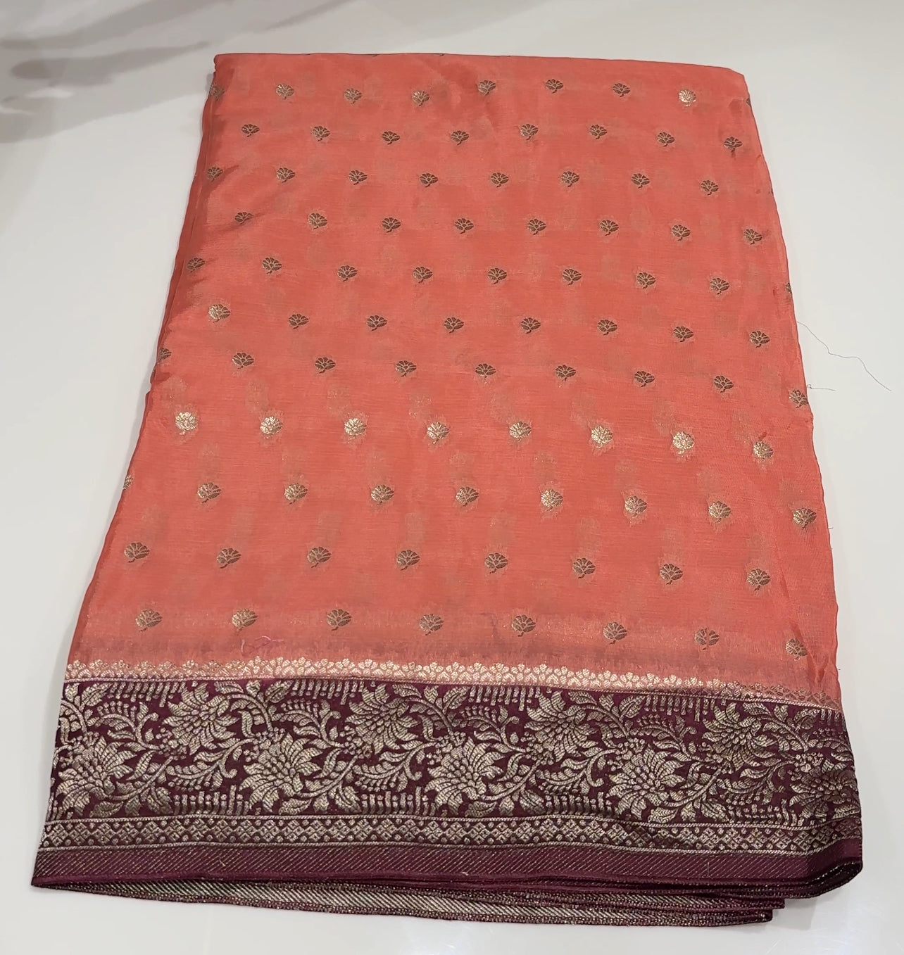 PLATINUM CHIFFON SAREES - IHA 22207