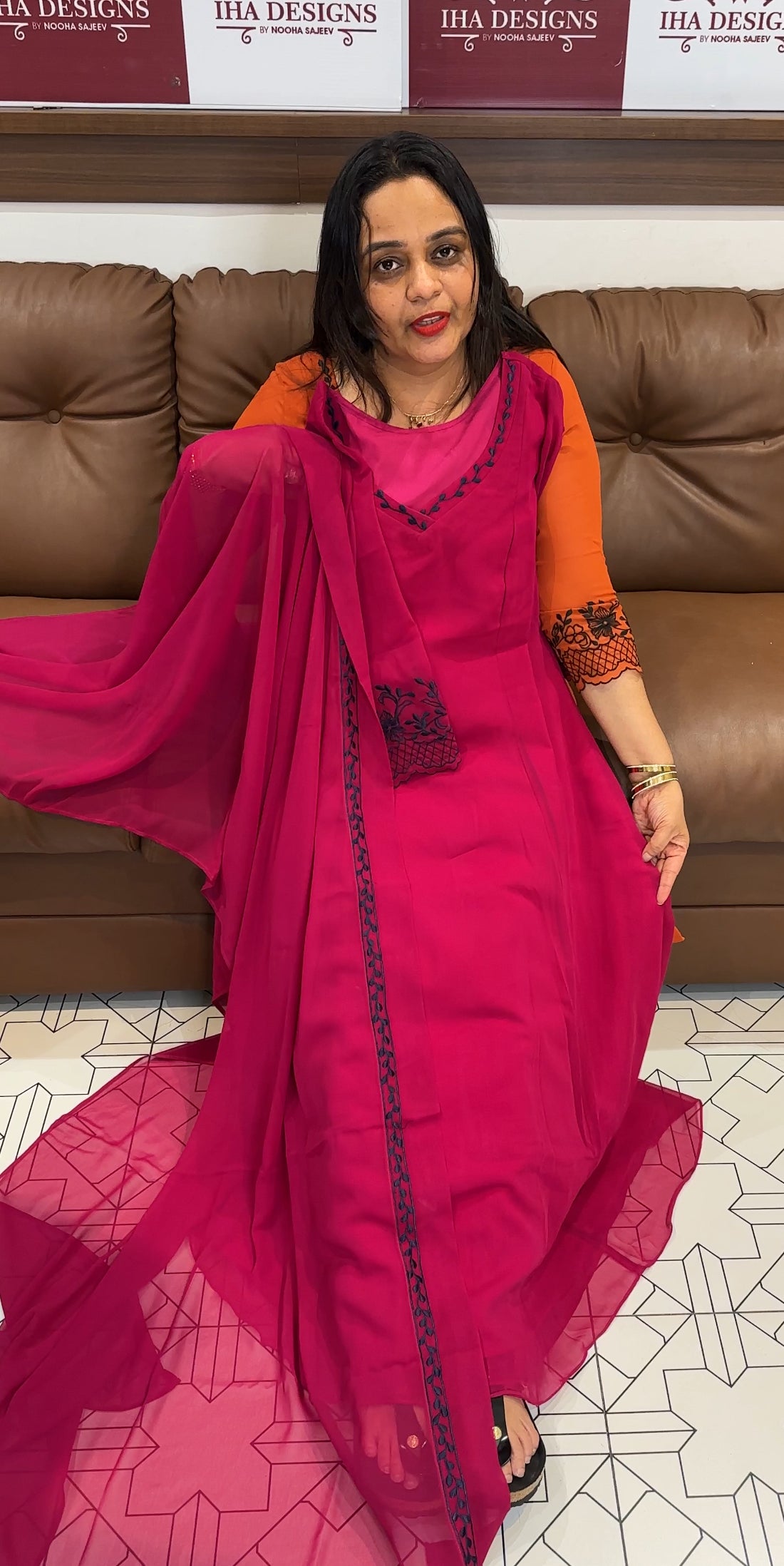 IHA'S IN-HOUSE DESIGNER UNSTITCHED SALWAR SUITS- IHA 22958