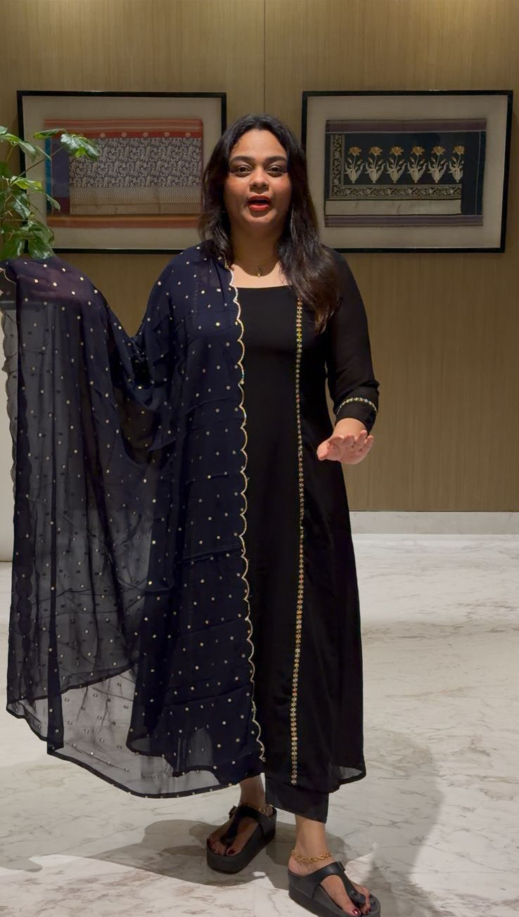 IHA'S IN-HOUSE DESIGNER TOP AND DUPATTA - IHA 28850