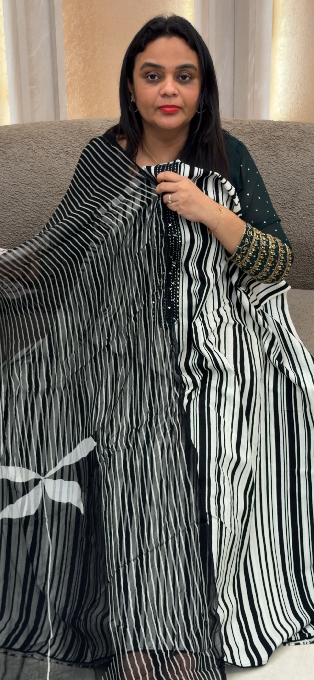 COTTON UNSTITCHED SALWRA SUITS - IHA 33240