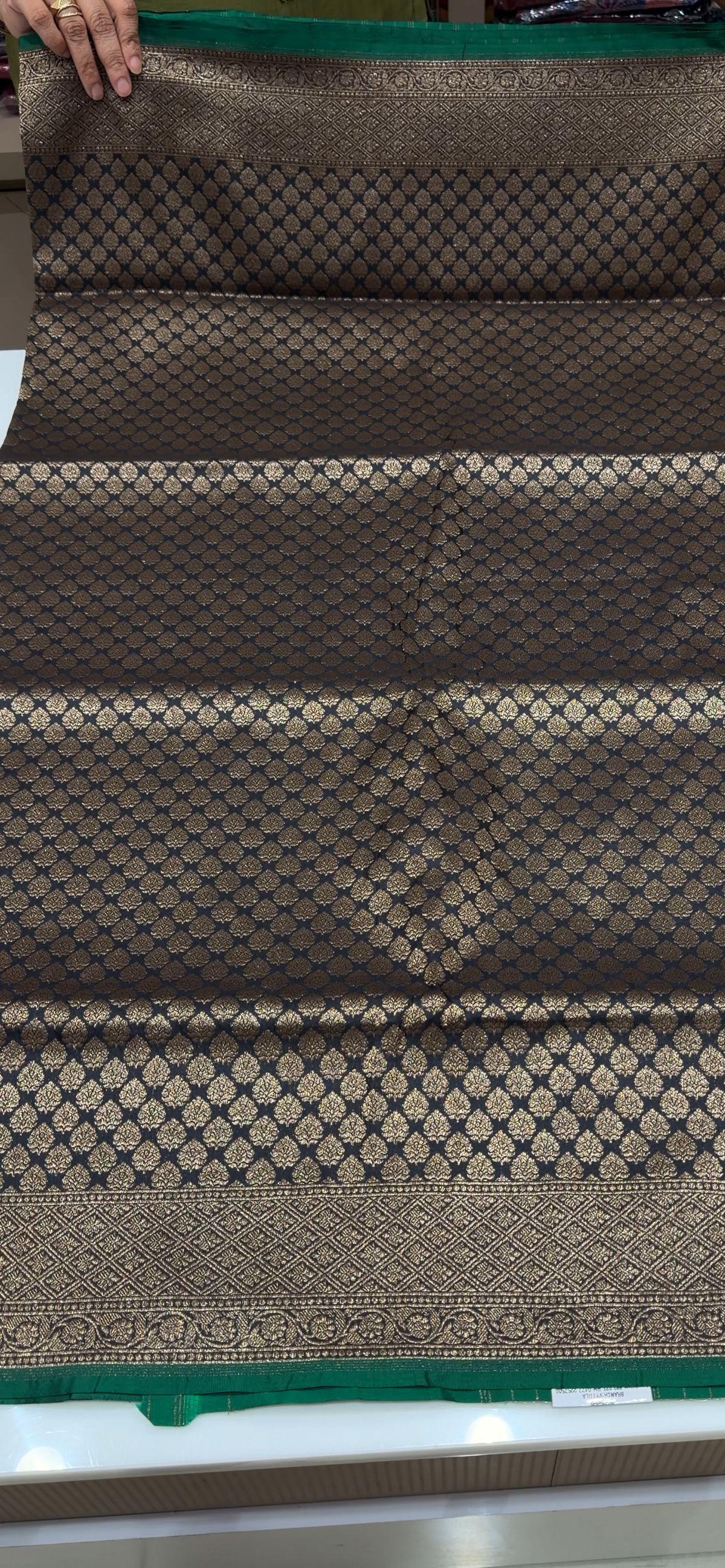 HANDLOOM KATAN SAREES - IHA 35383