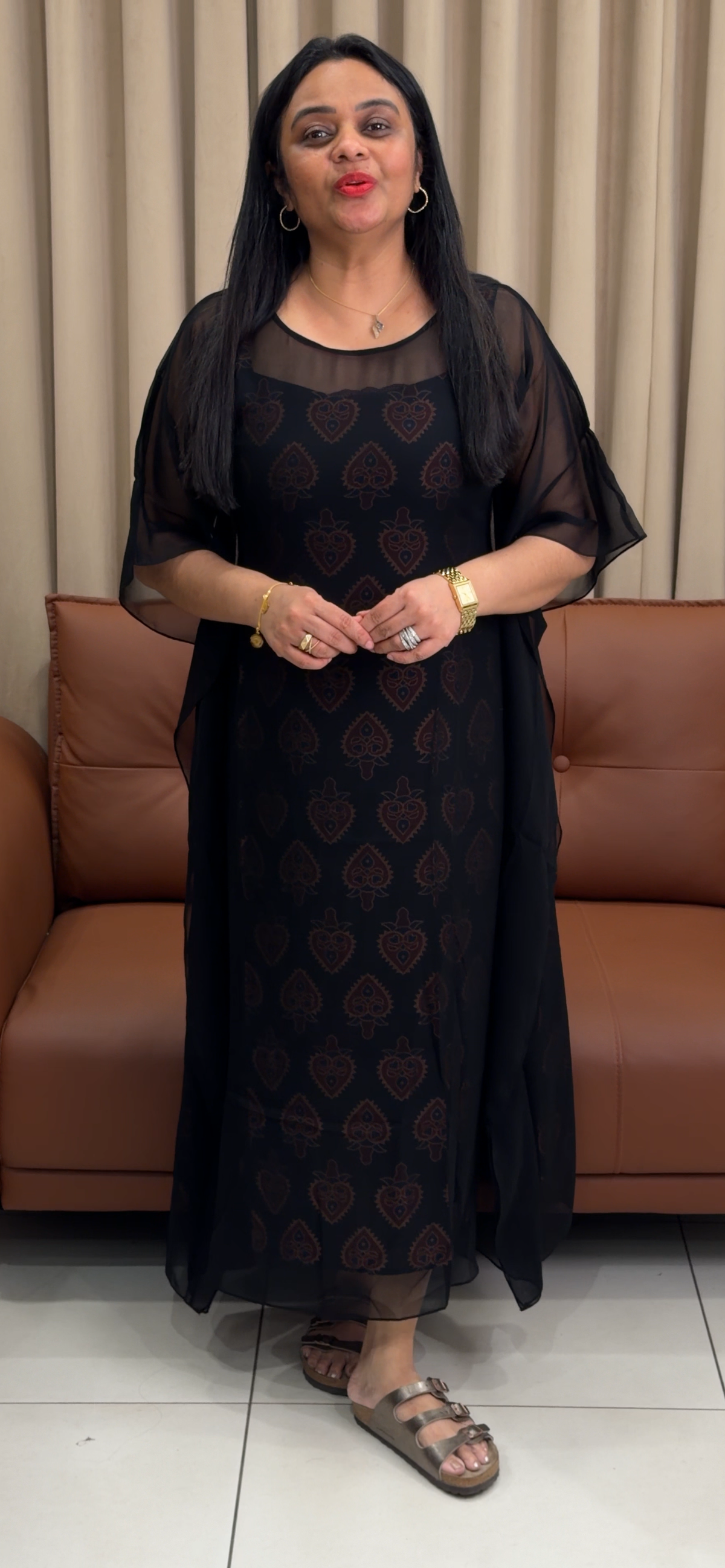 IHA'S IN-HOUSE KAFTAN TOPS - IHA 35793