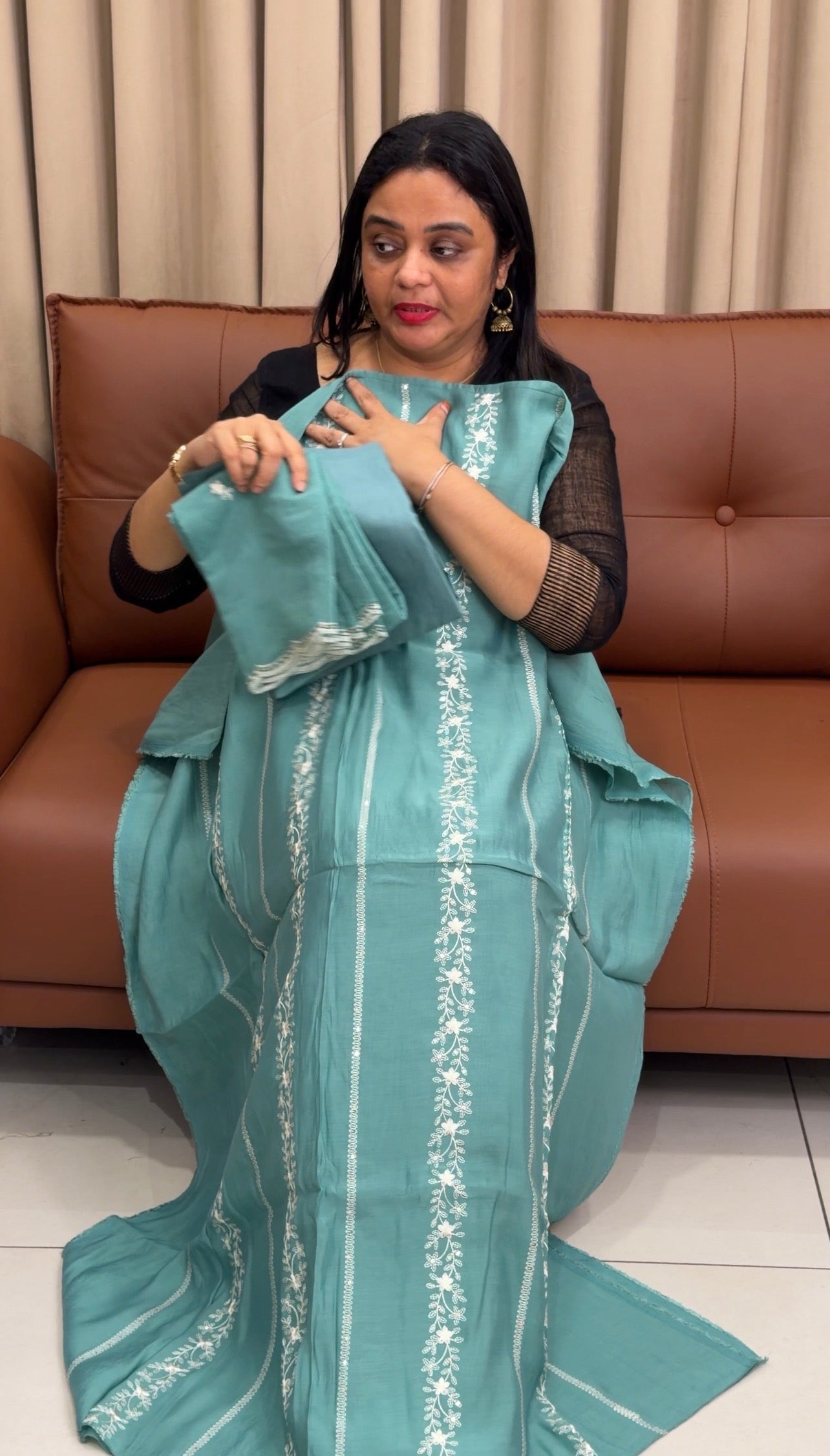 UNSTITCHED SALWAR SUITS - IHA 34010
